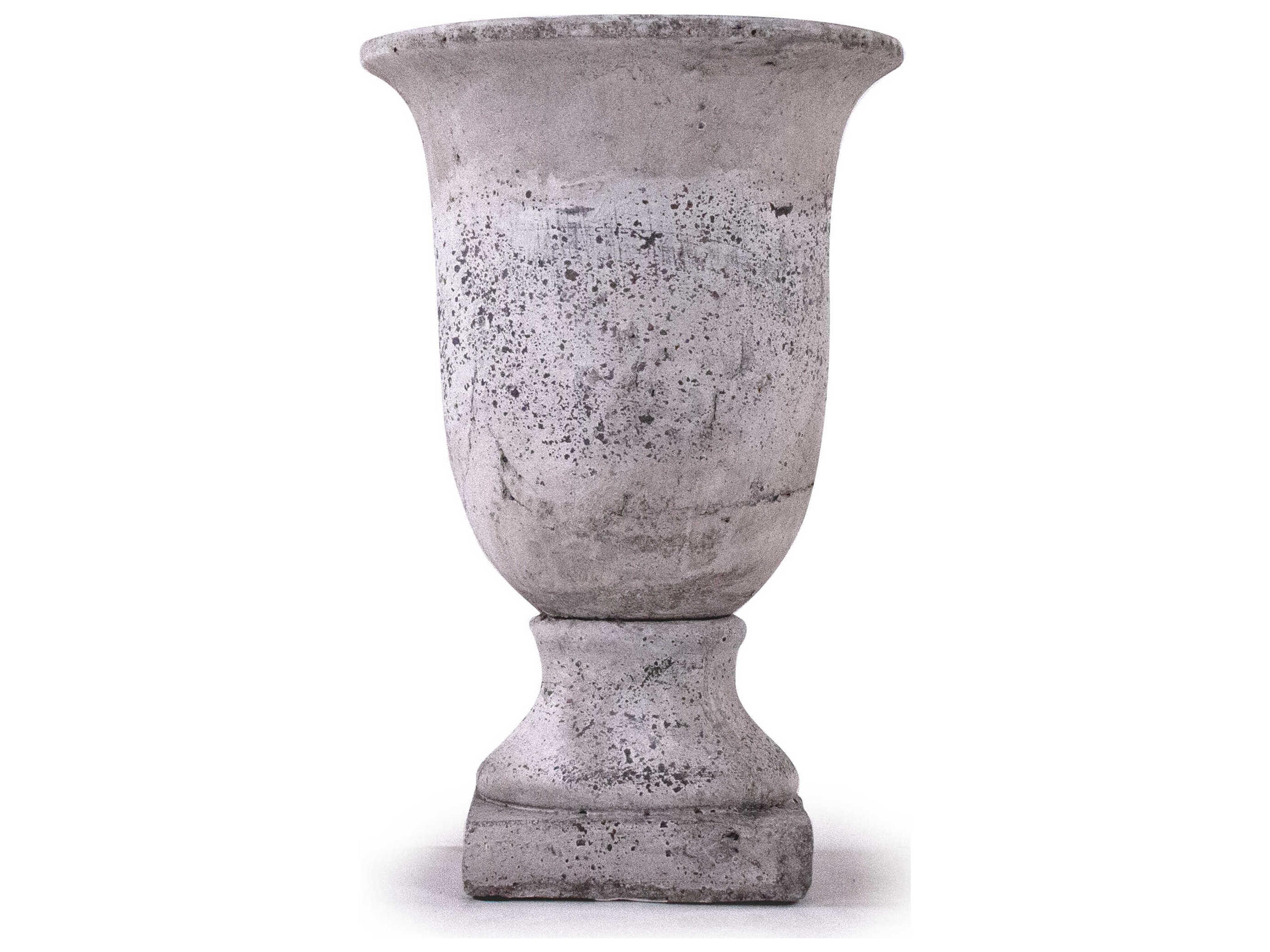 Zentique Distressed Grey Wash Vase
