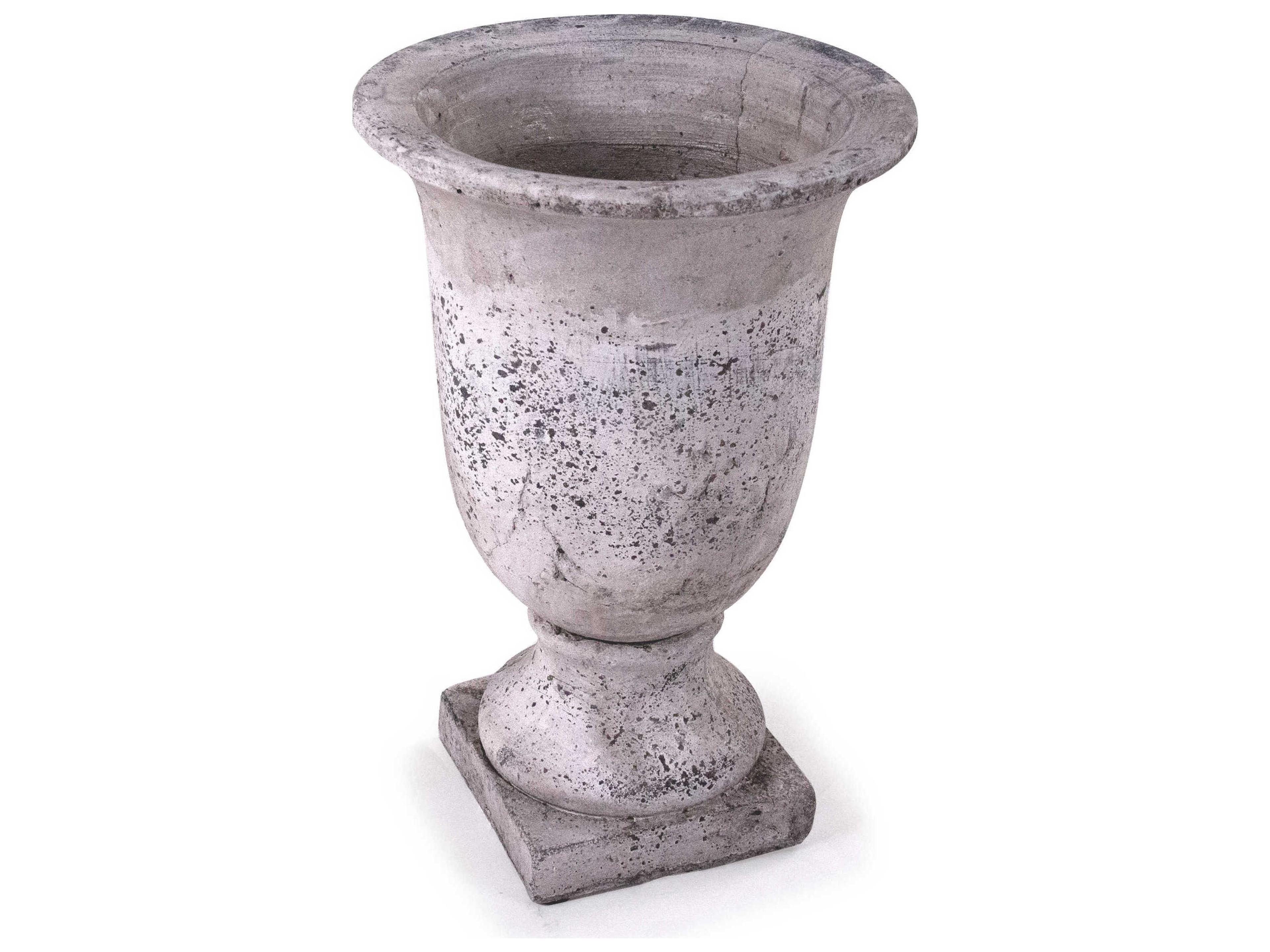 Distressed Grey Wash Vase