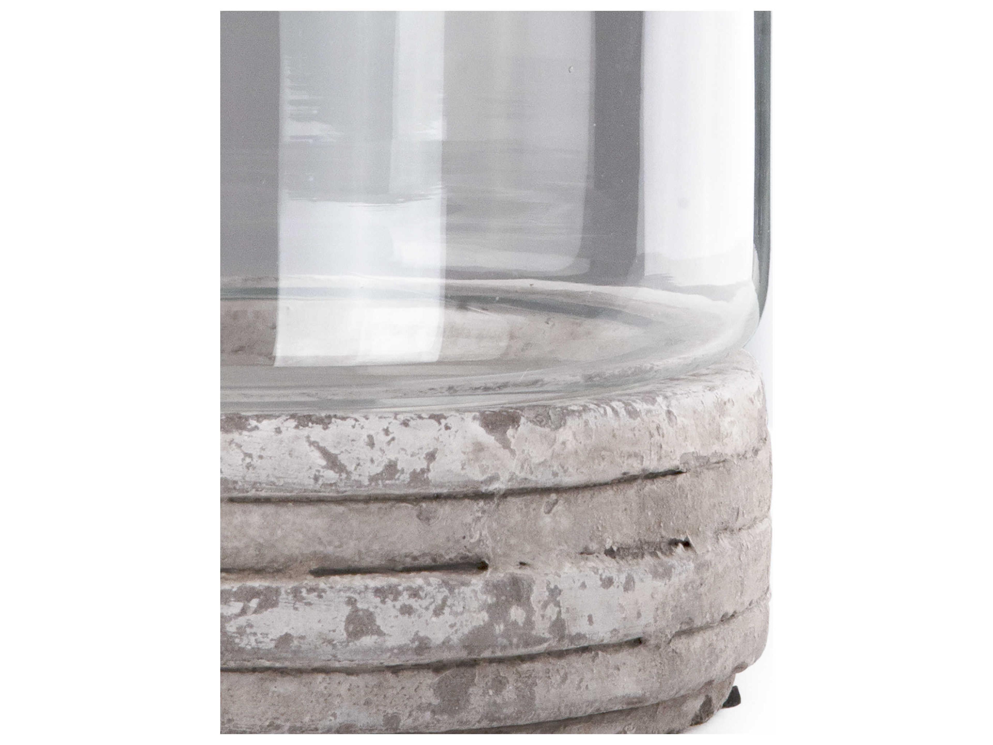 Zentique Distressed White 14" High Vase