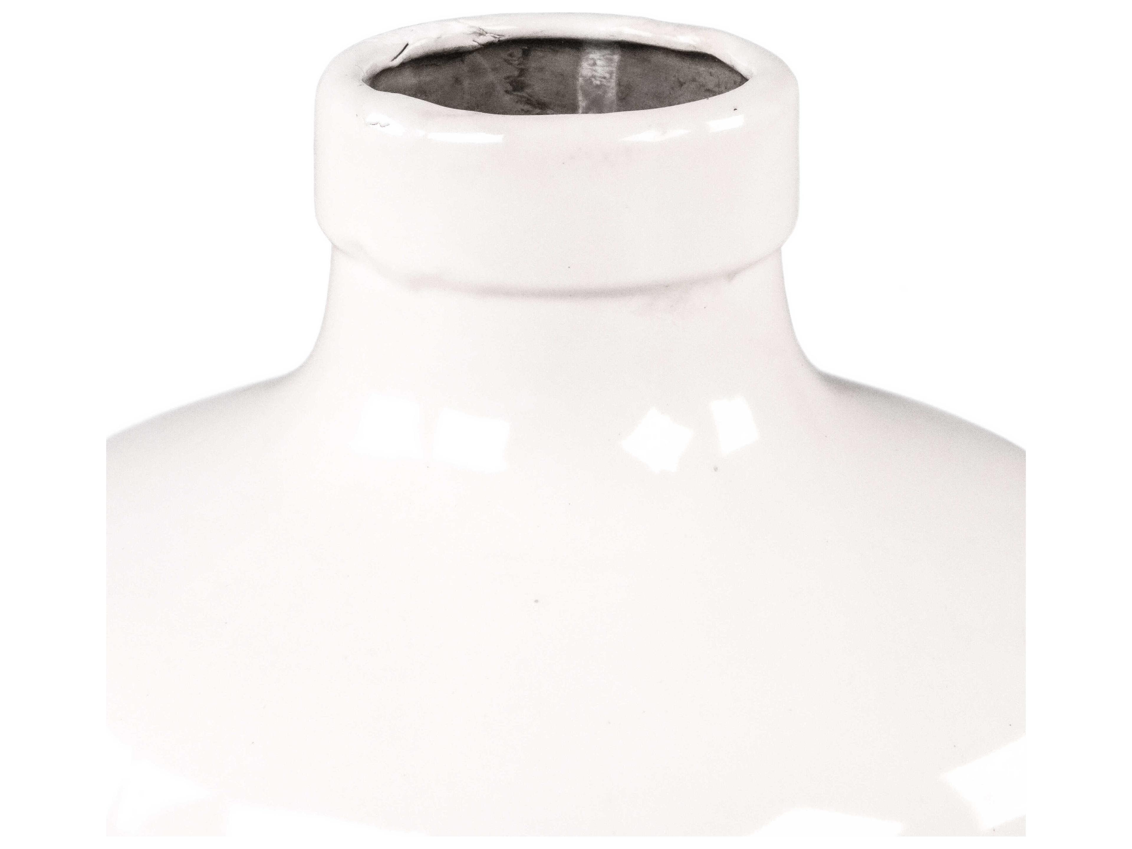 Zentique White Pottery Vase