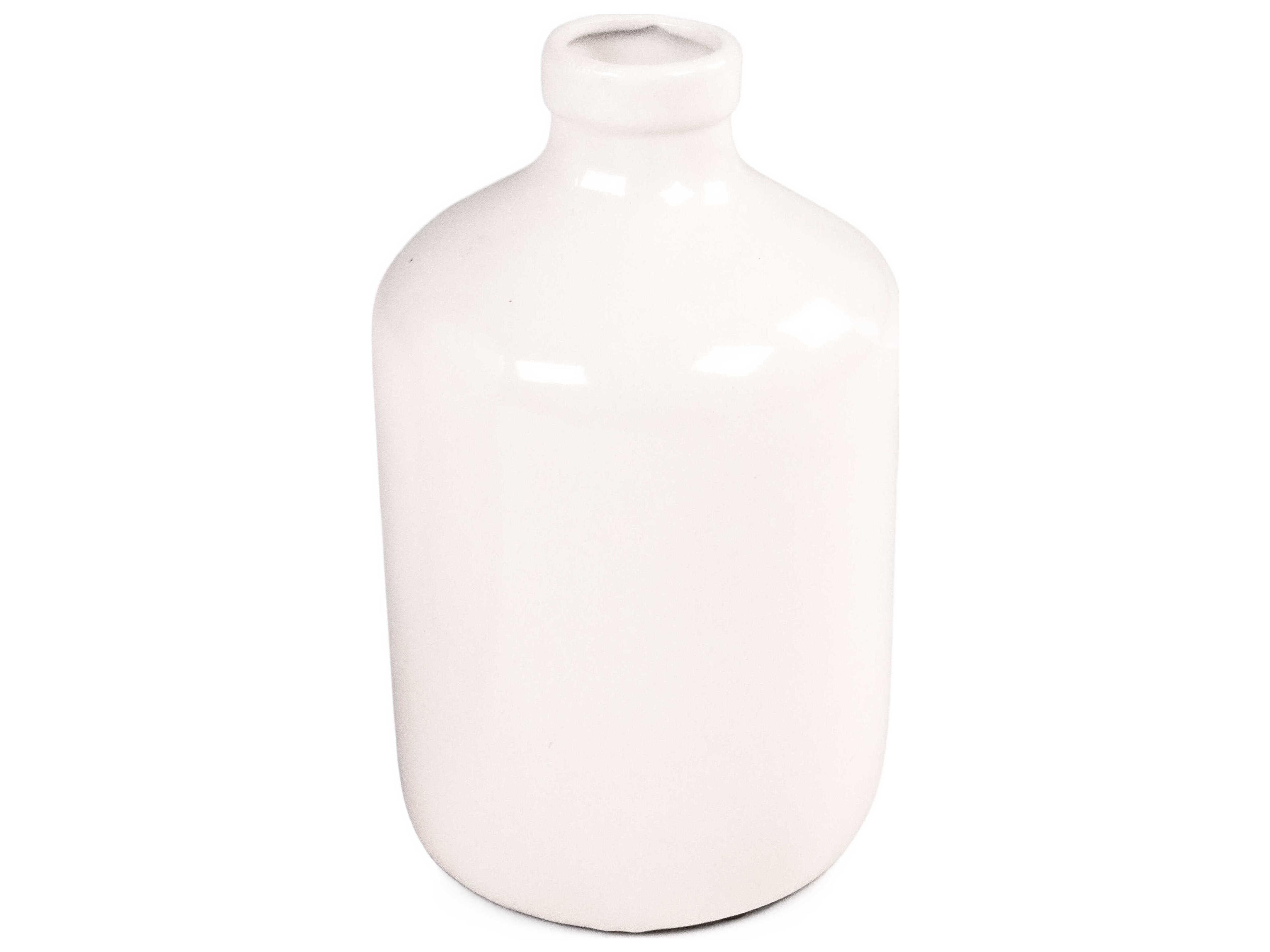 Zentique White Pottery Vase