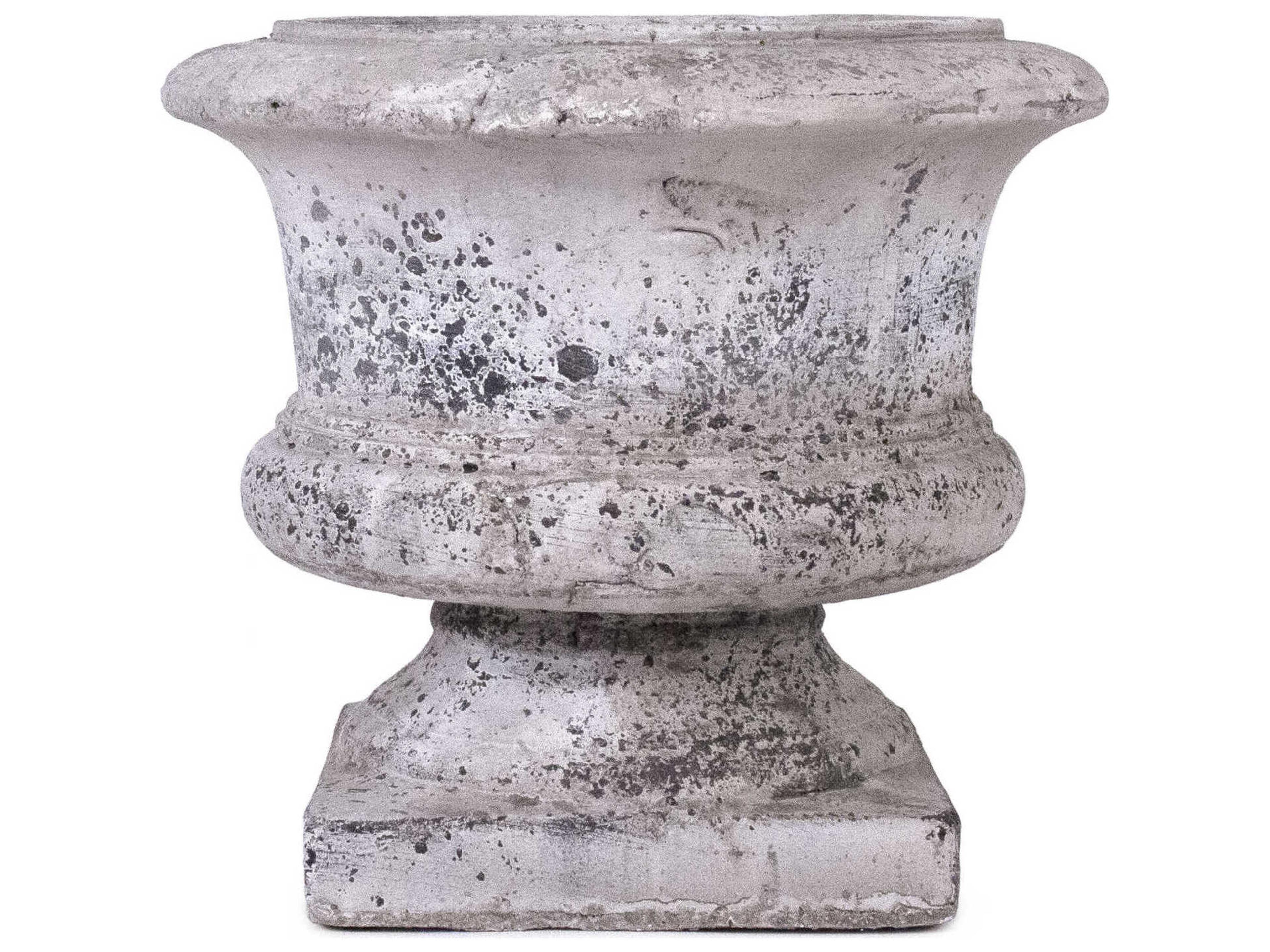 Zentique Distressed Grey Wash Vase