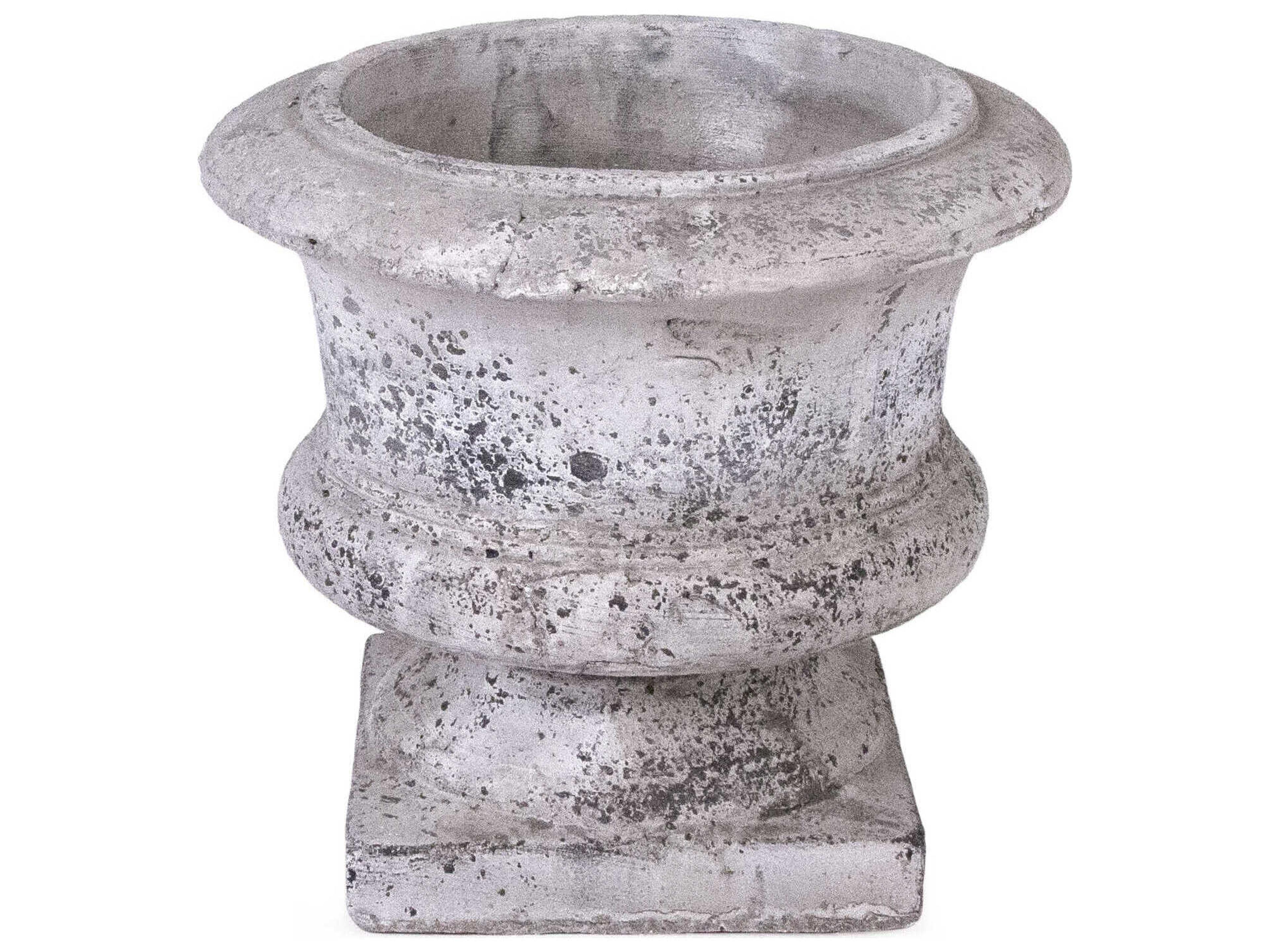 Zentique Distressed Grey Wash Vase