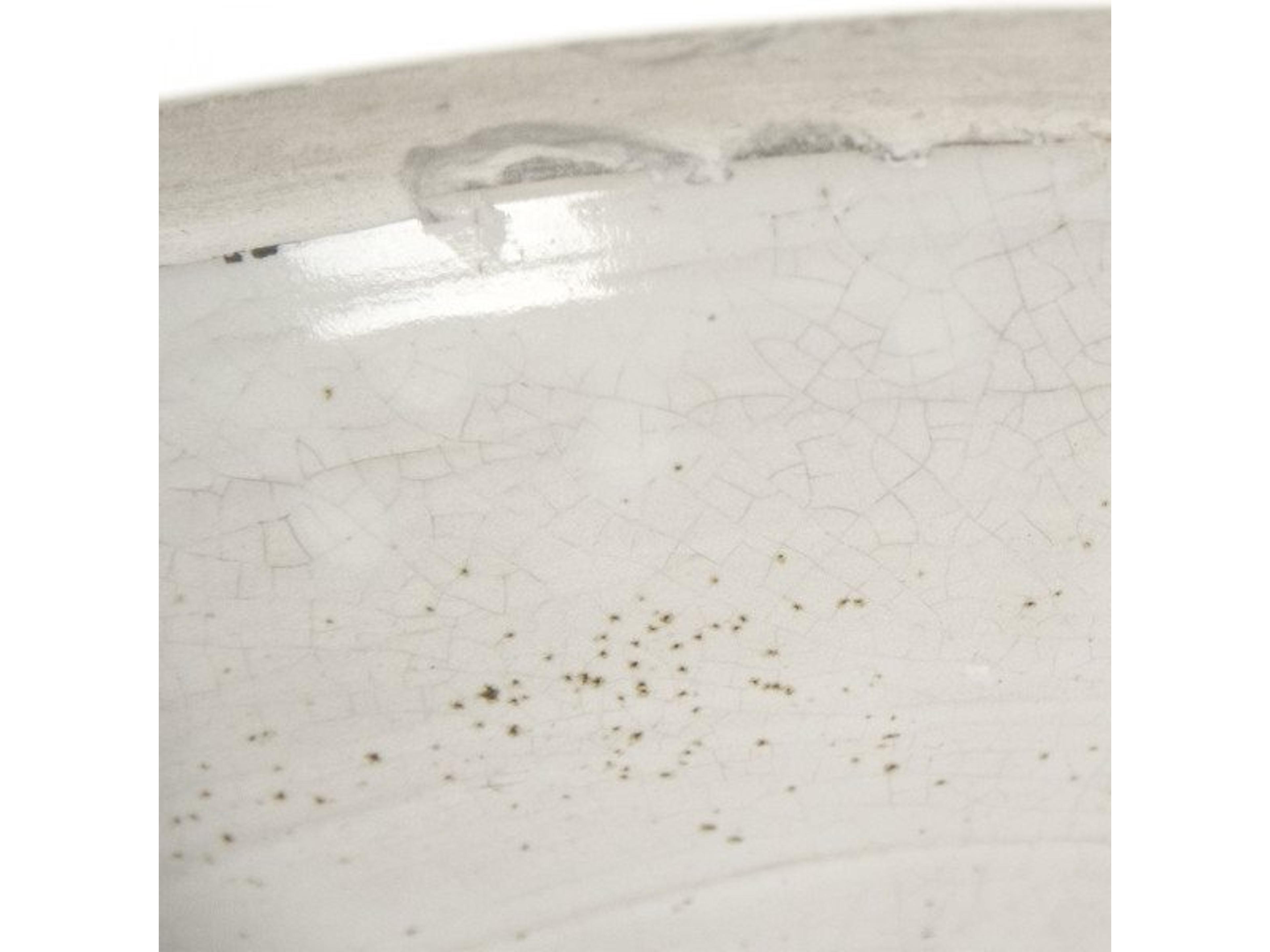 Zentique Distressed White Decorative Plate