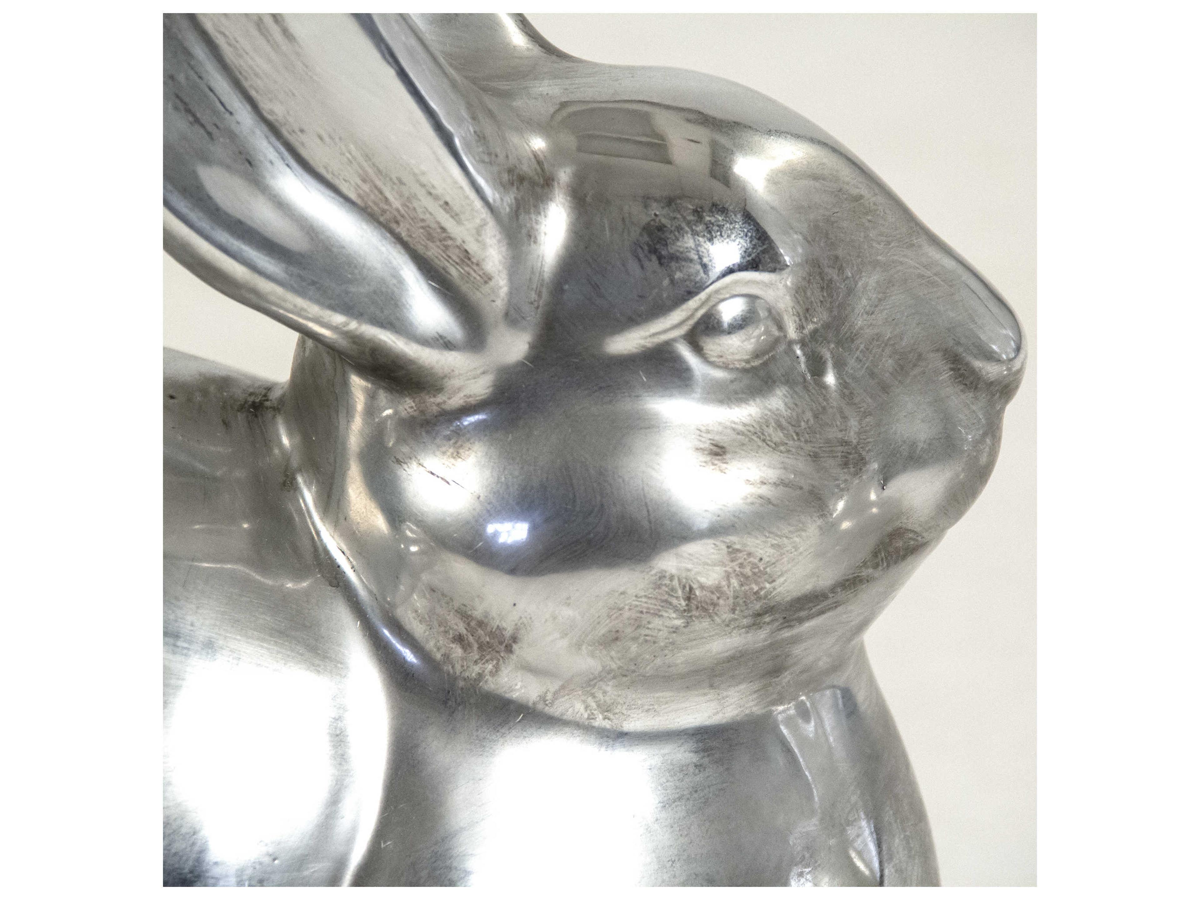 Zentique Distressed Metallic Silver Decorative Accent