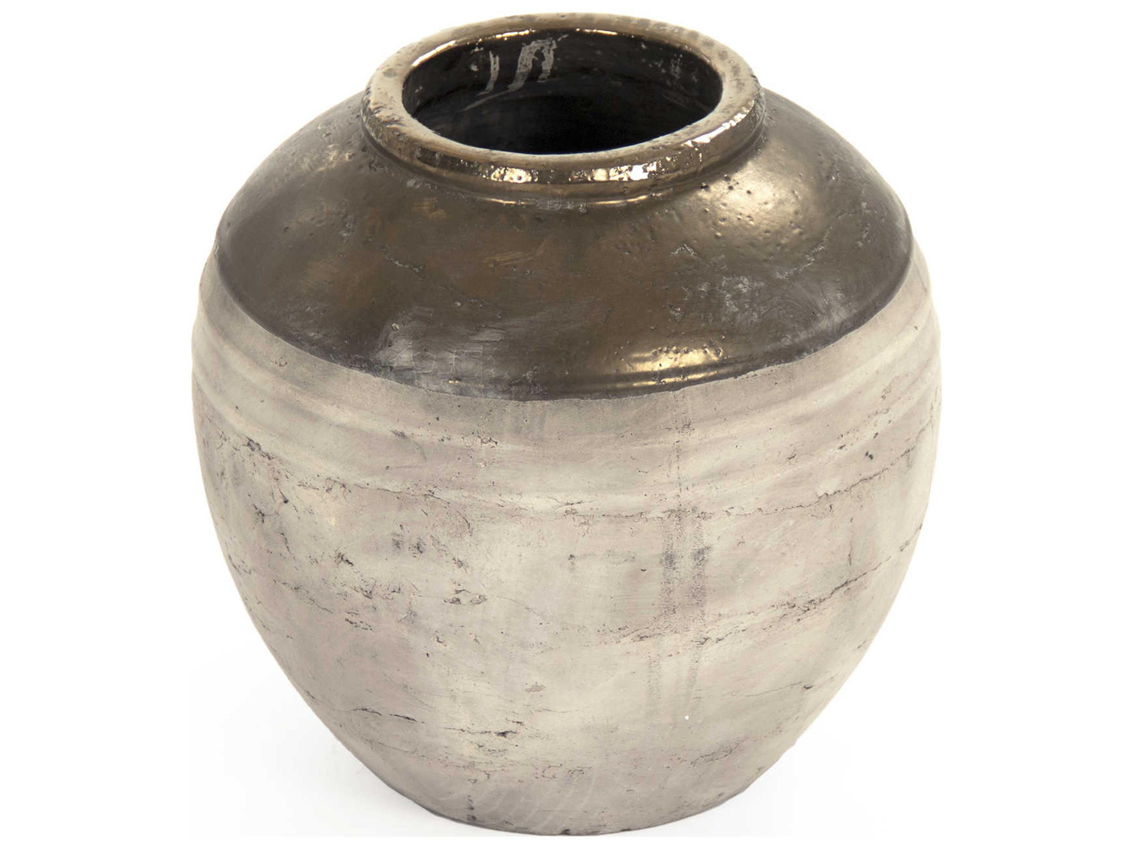 Zentique Gilded Top Vase