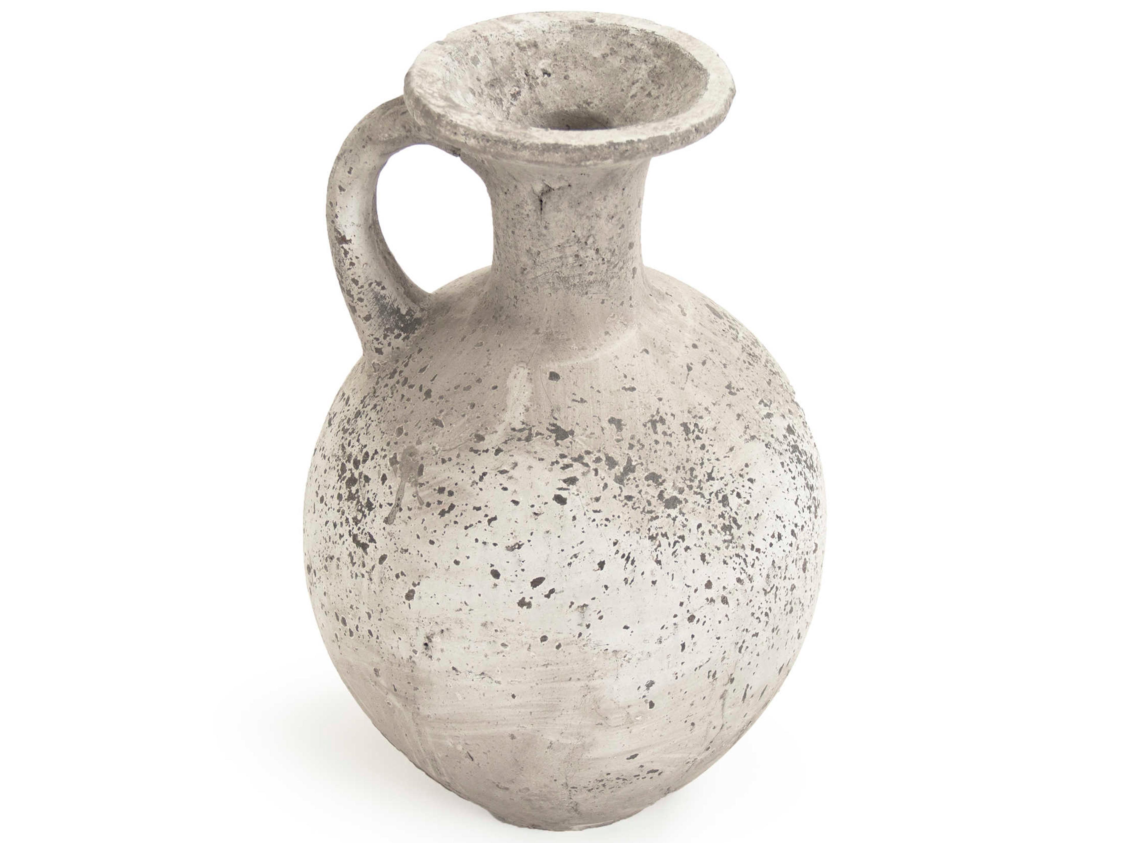 Zentique Distressed Grey Wash Pitcher