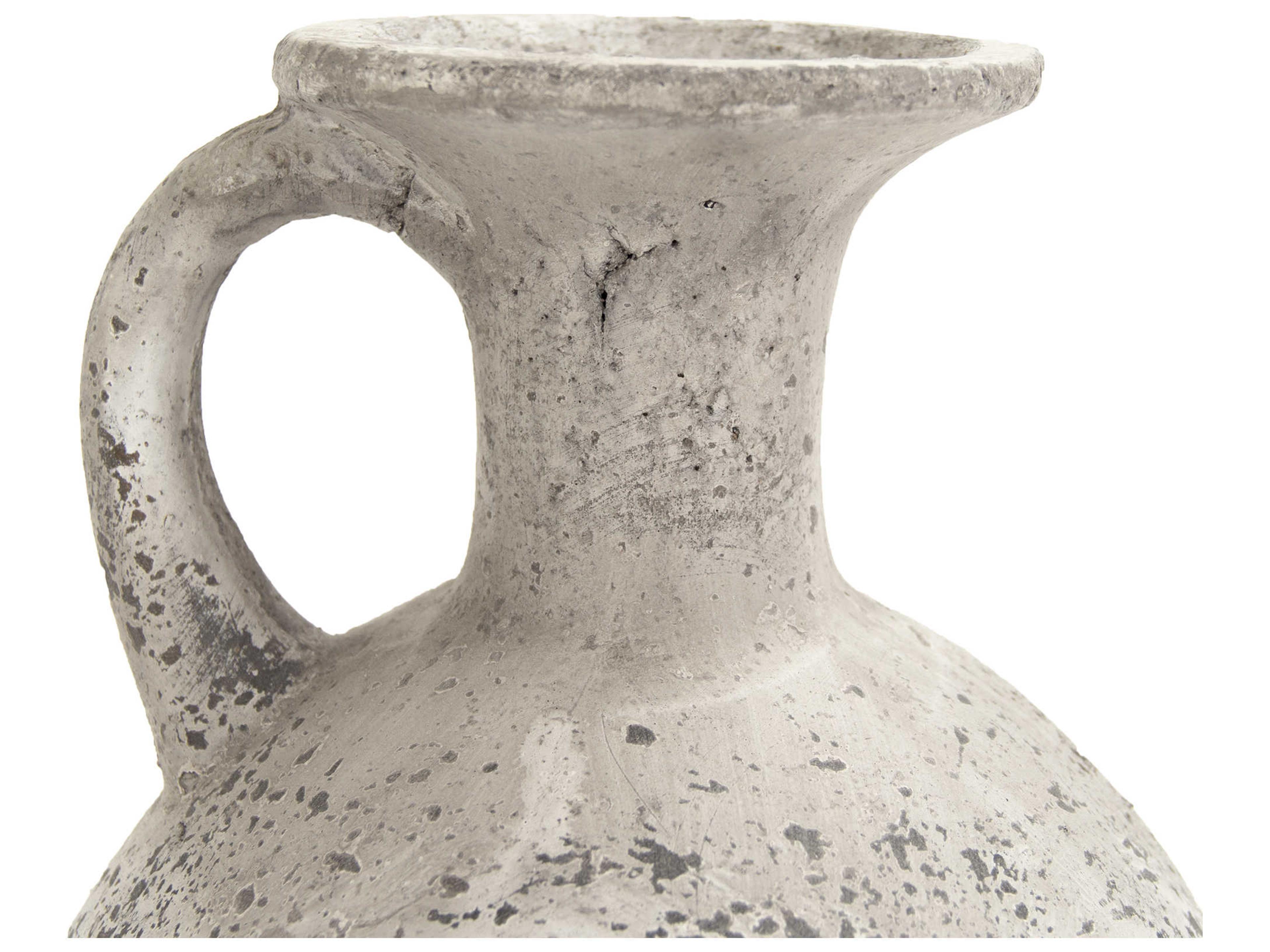 Zentique Distressed Grey Wash Pitcher