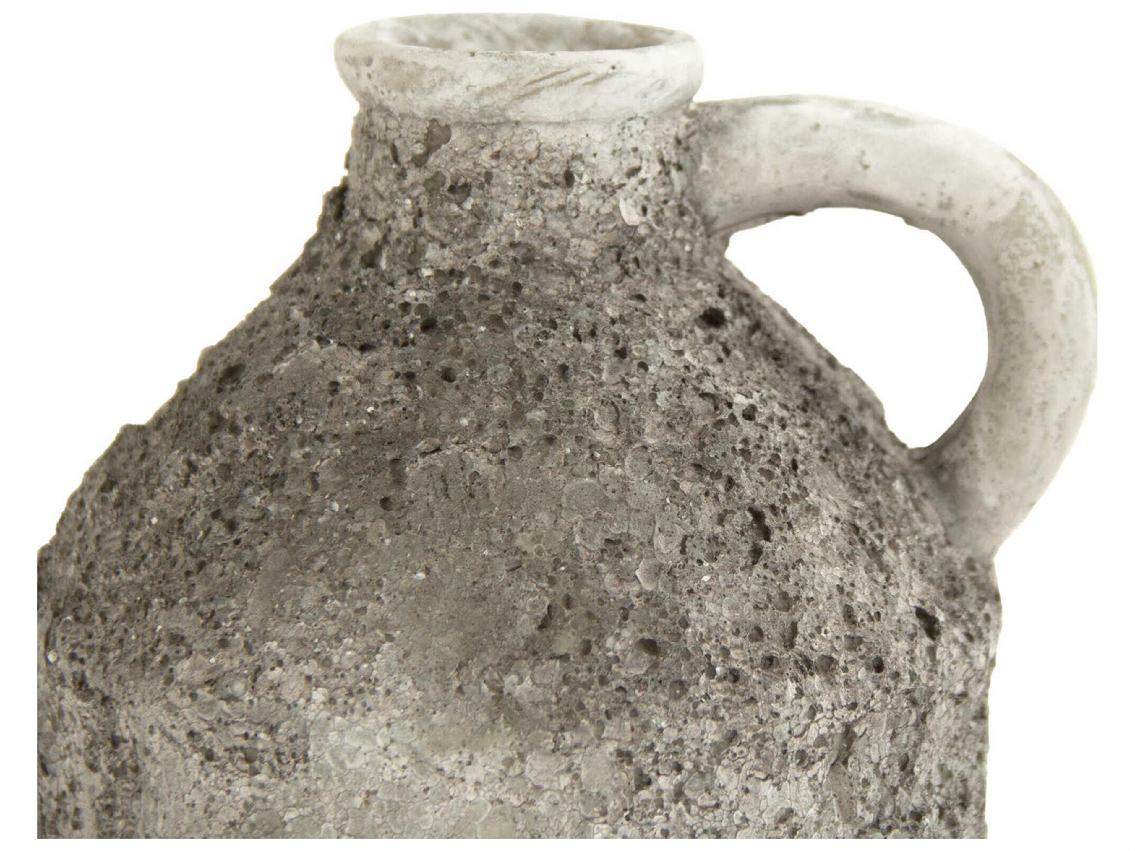 Zentique Bottle Distressed Grey Decorative Accent