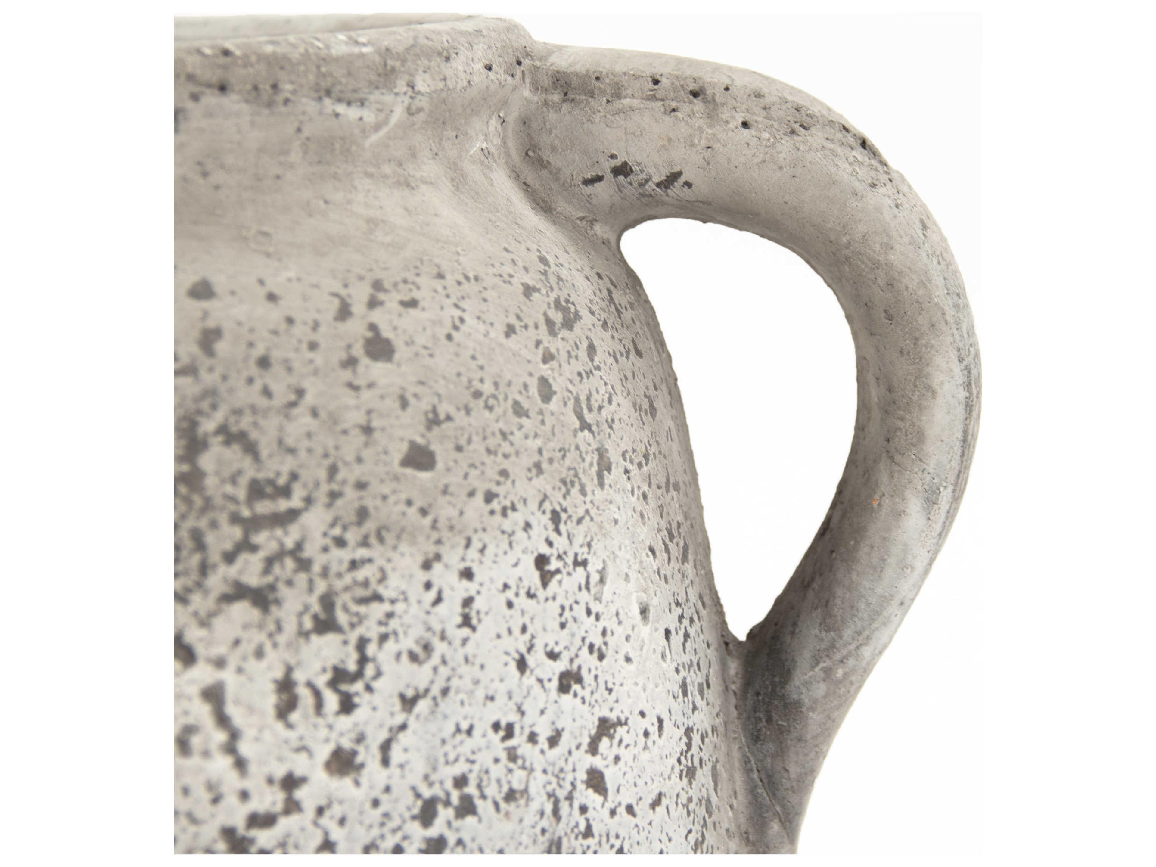 Zentique Distressed Grey Wash Jar