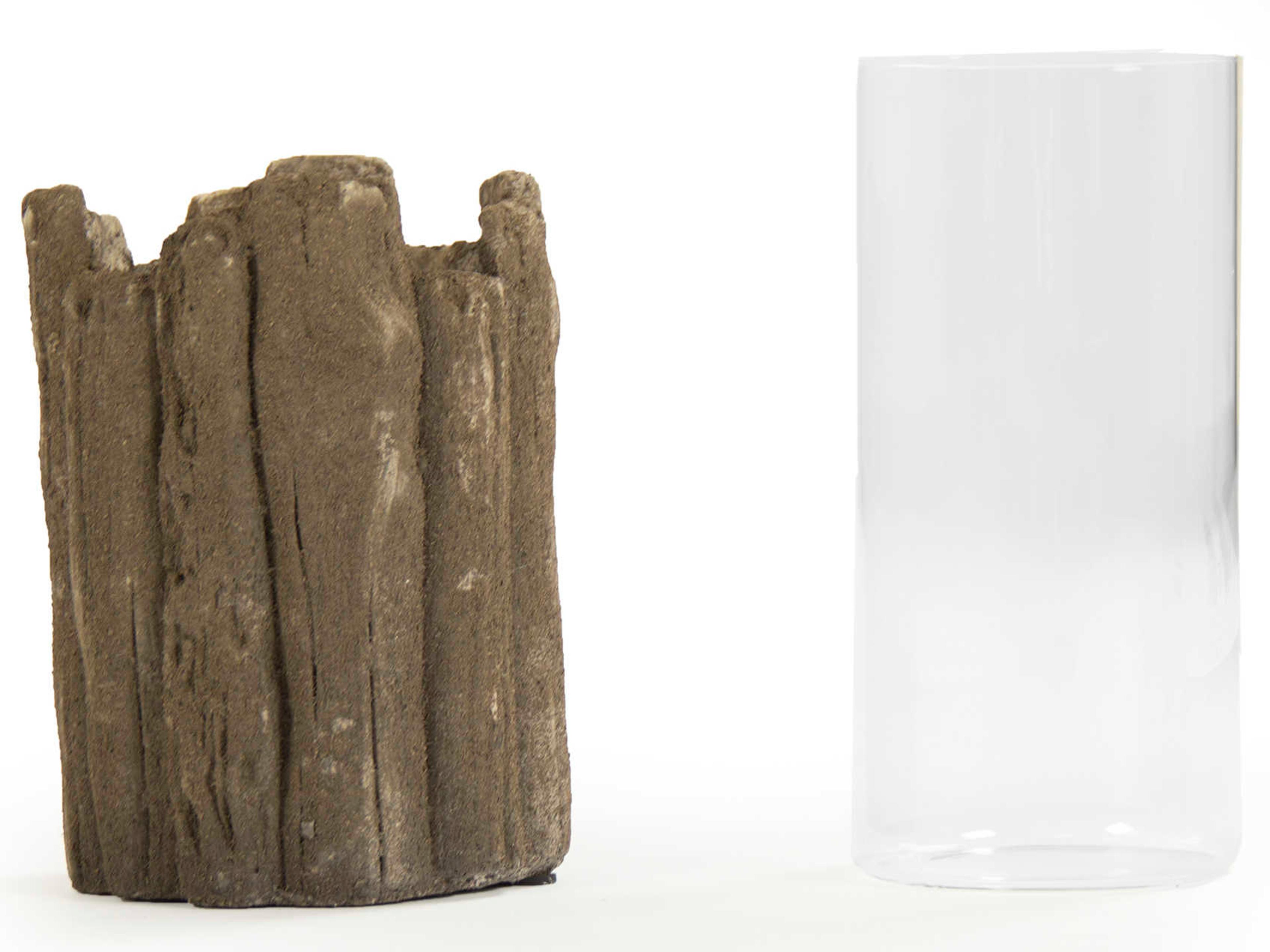 Zentique Brown Candle Holder