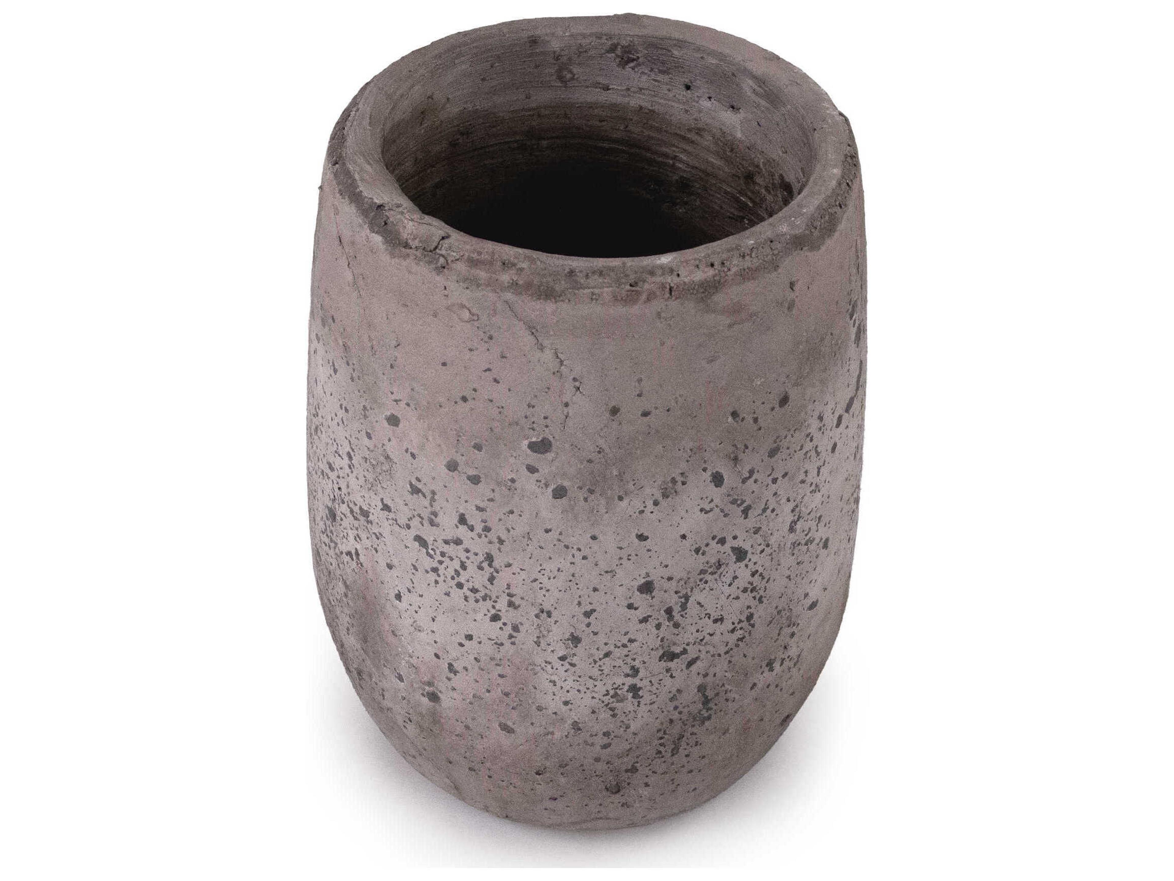 Distressed Grey Wash Vase