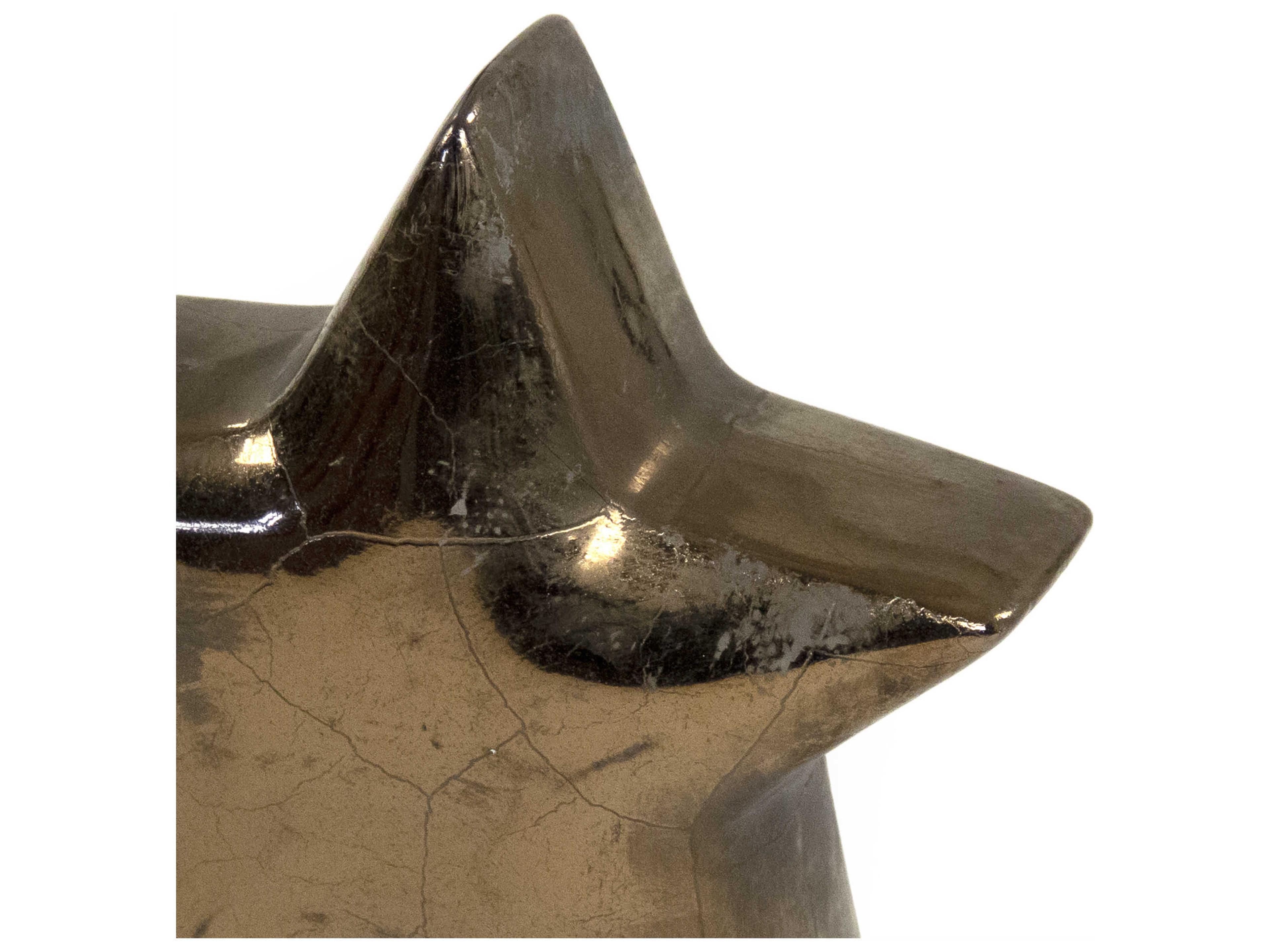 Zentique Distressed Metallic Bronze 10" Star Decorative Accent