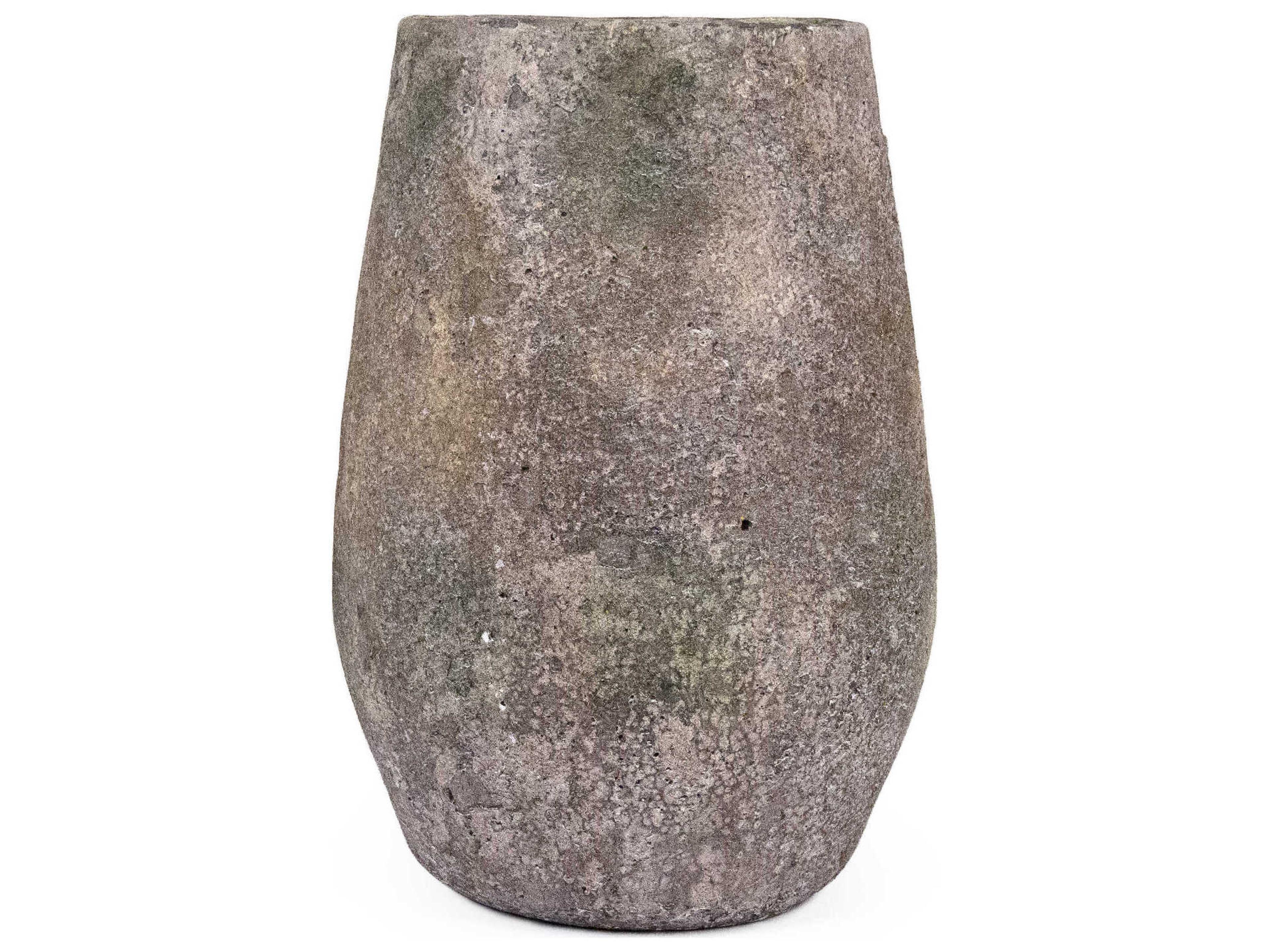 Zentique Distressed Grey Vase
