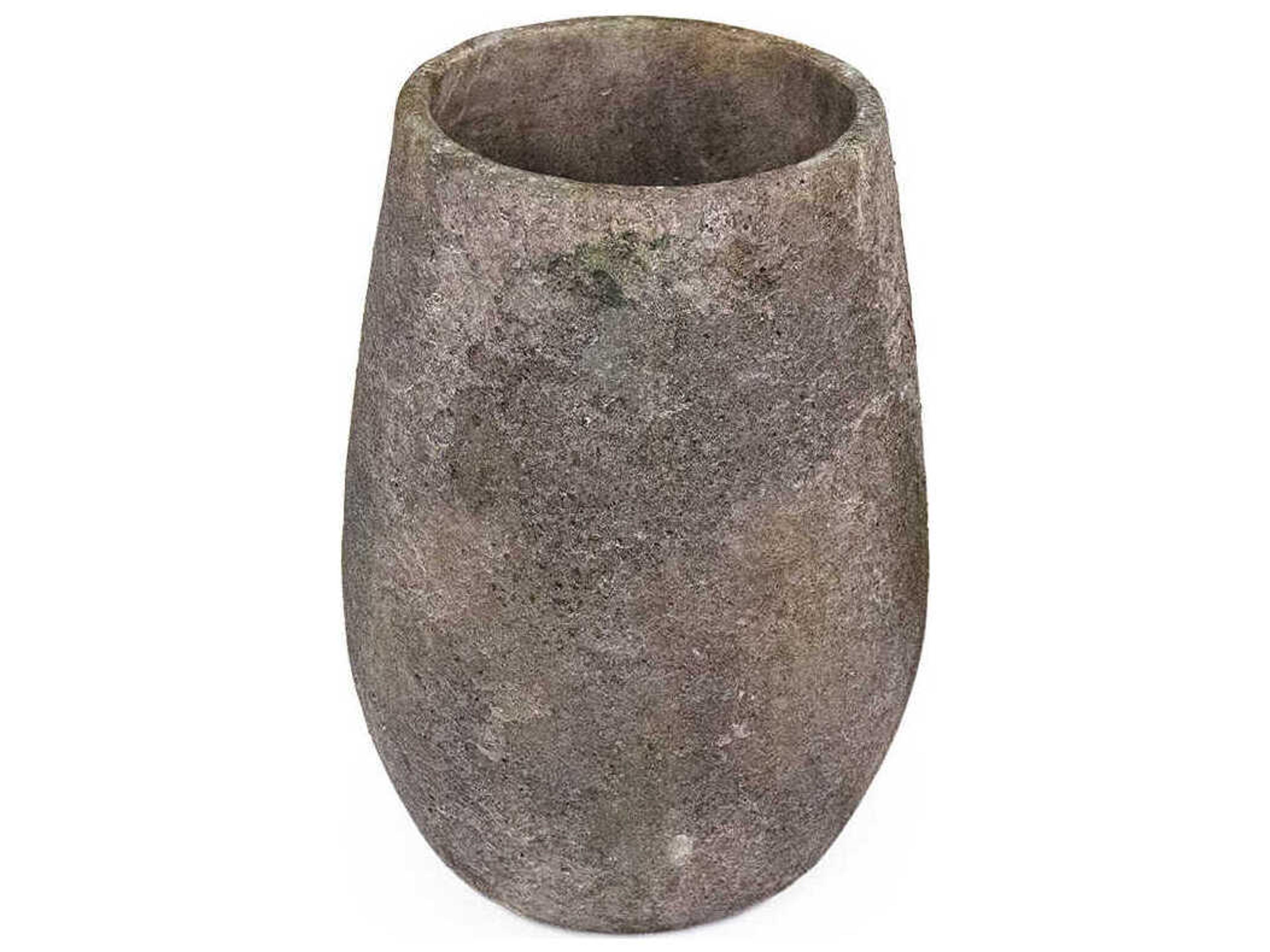 Distressed Grey Vase