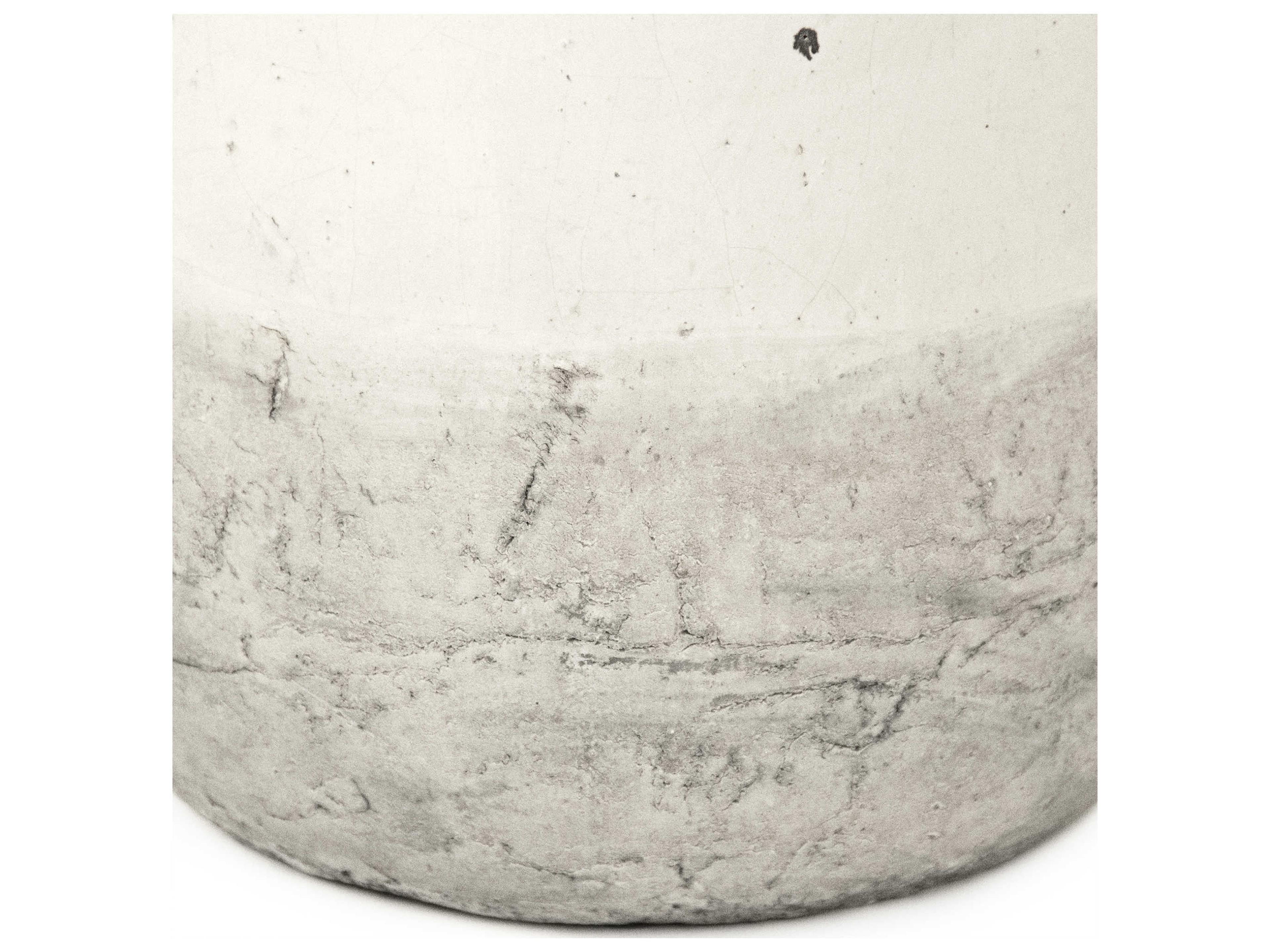 Zentique Distressed White 20" High Vase
