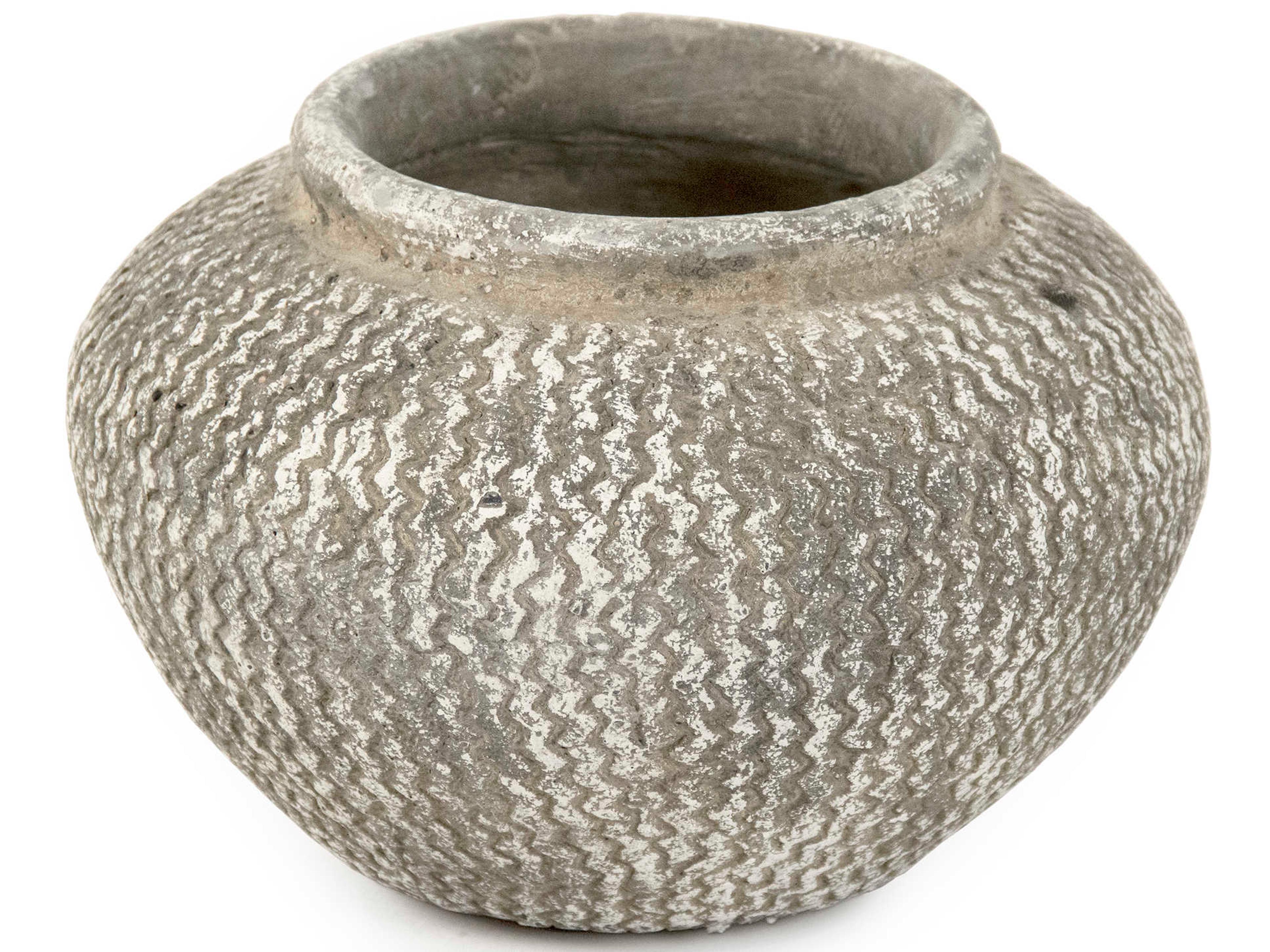 Zentique Distressed Grey Wash Vase