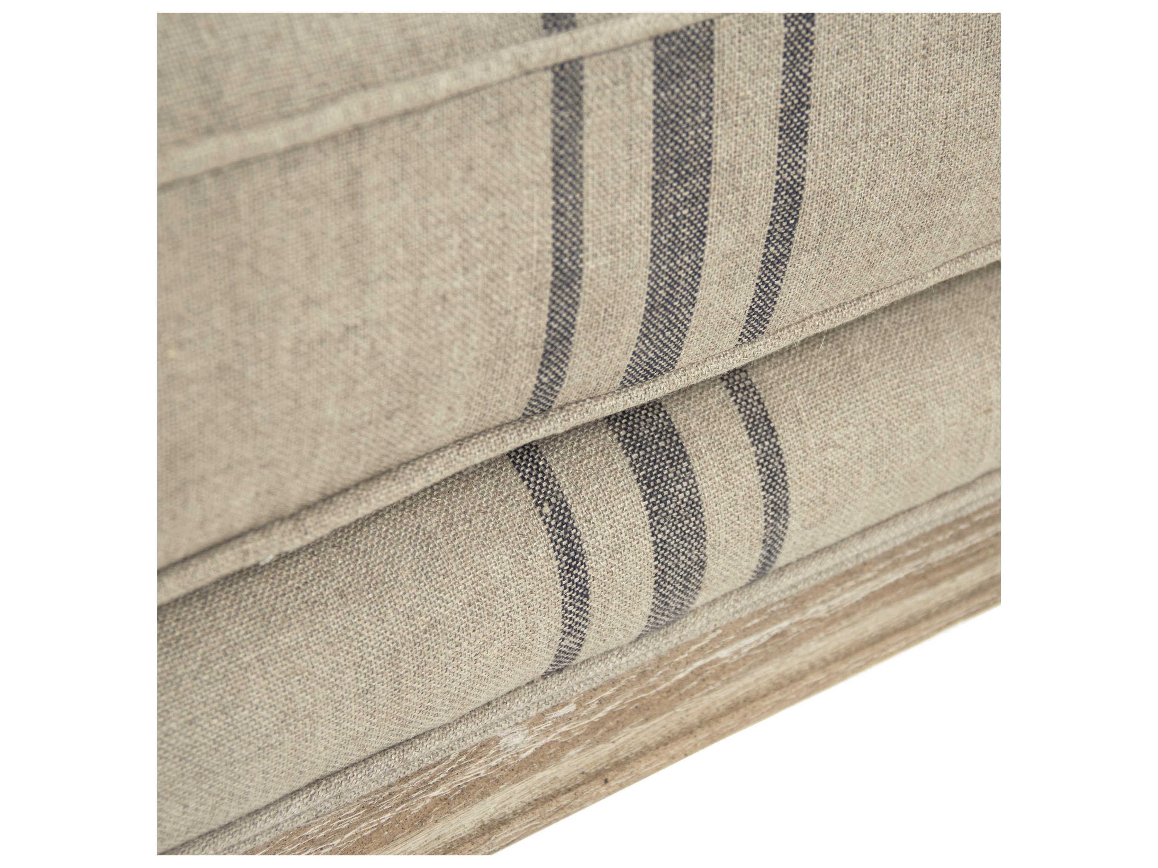 Zentique Louis Blue Fabric Accent Chair