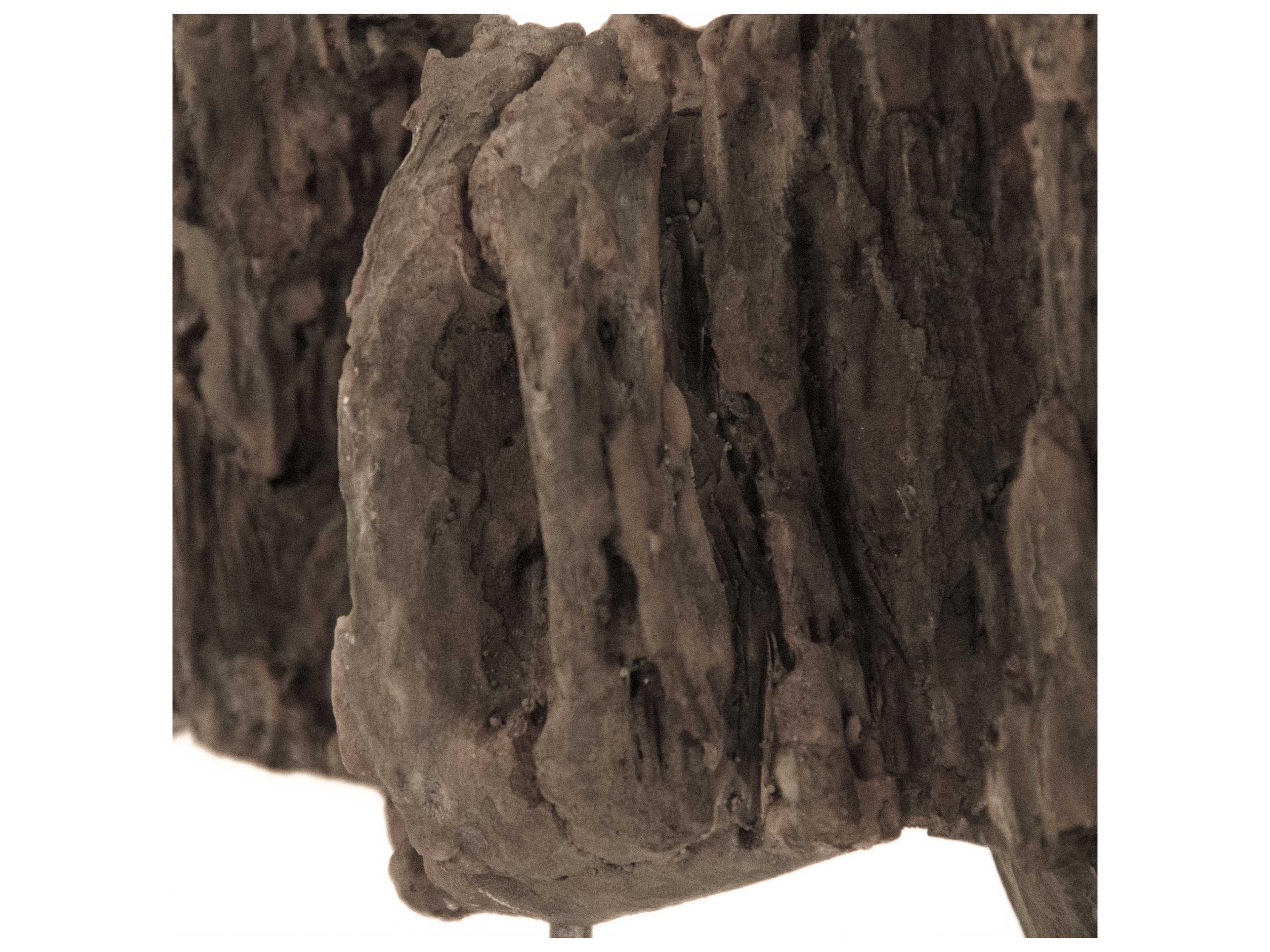 Zentique Distressed Dark Grey / Black Resin Horse Sculpture