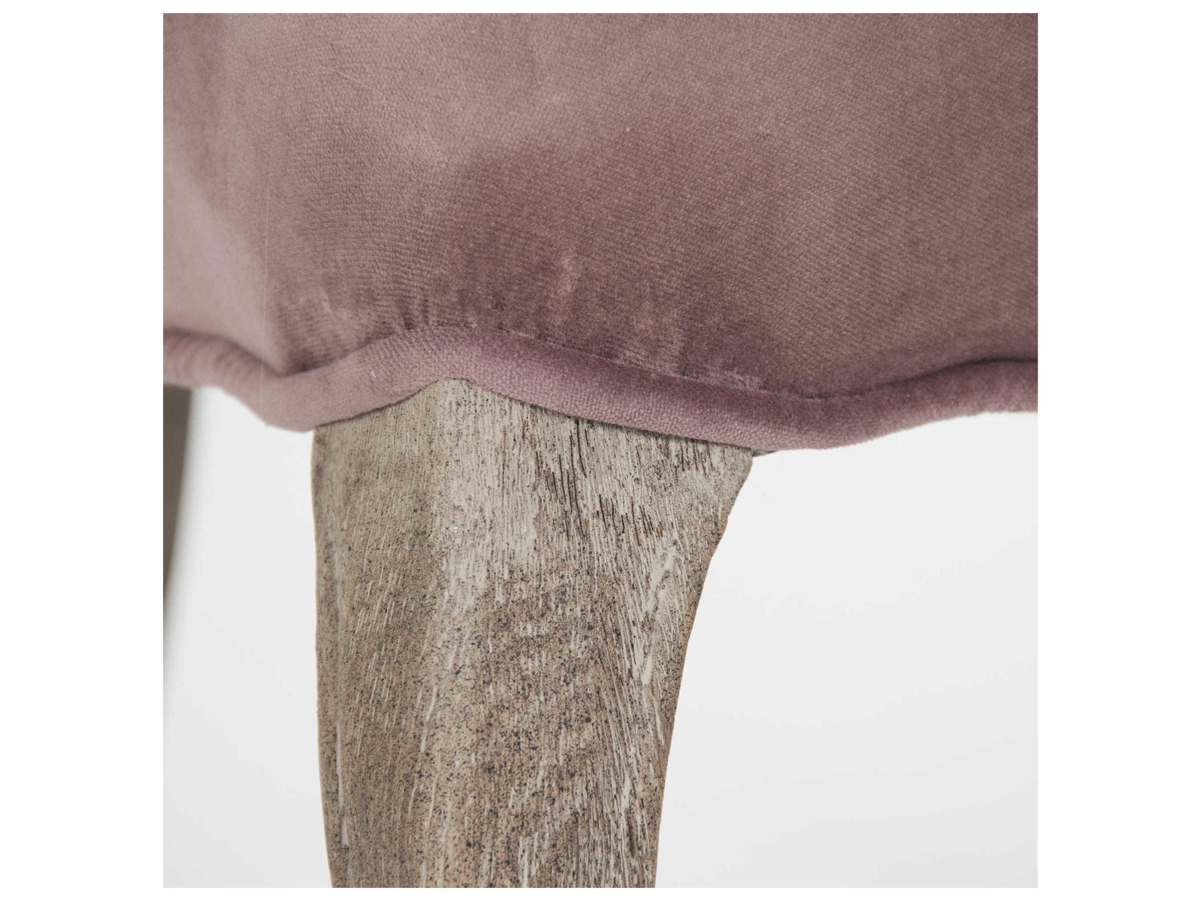 Zentique Purple Fabric Tufted Accent Chair