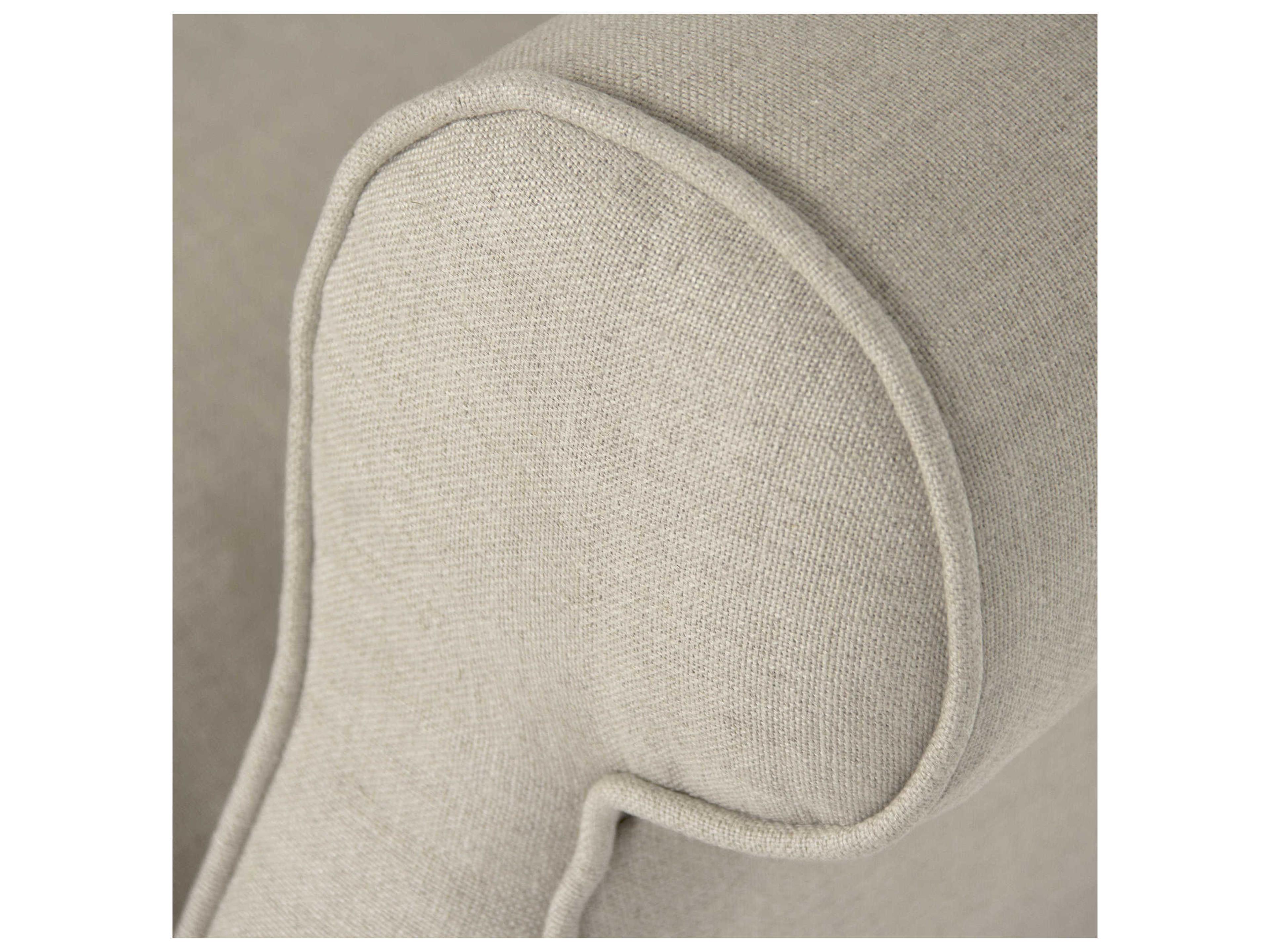 Zentique Beige Fabric Accent Chair