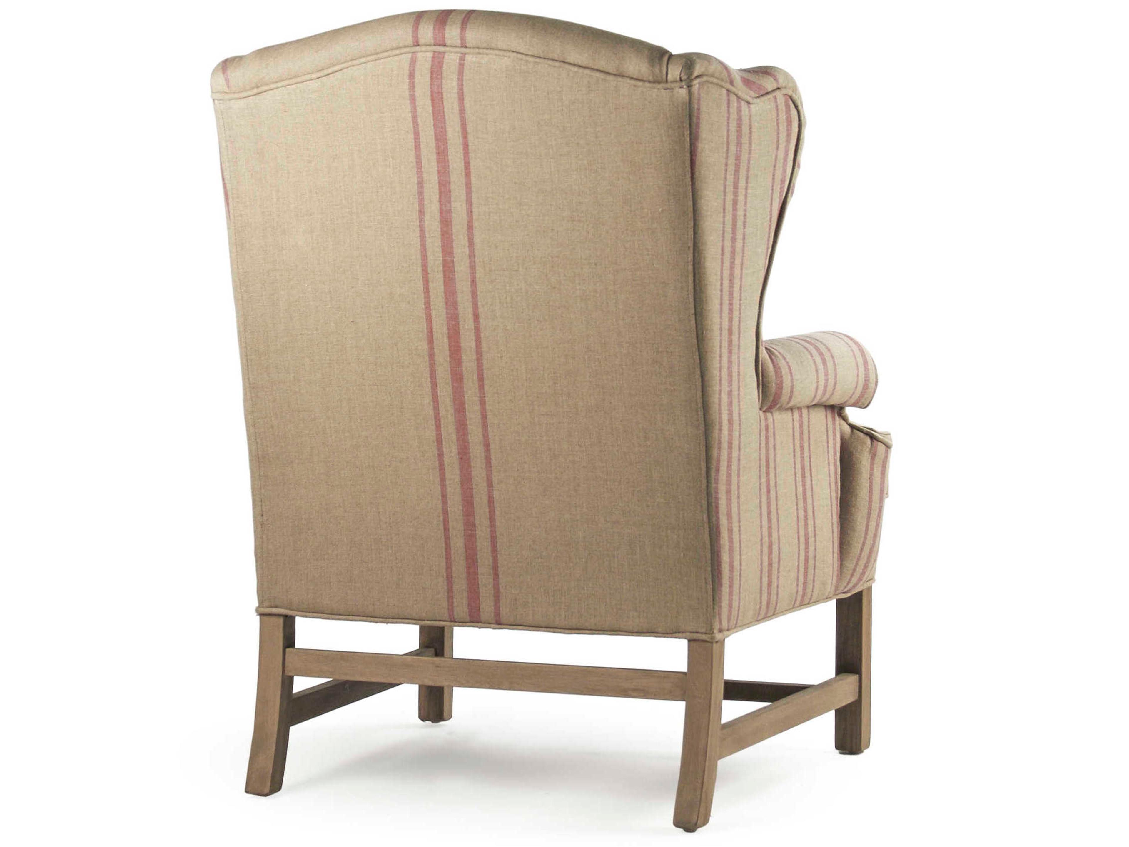 Zentique Brown Fabric Accent Chair