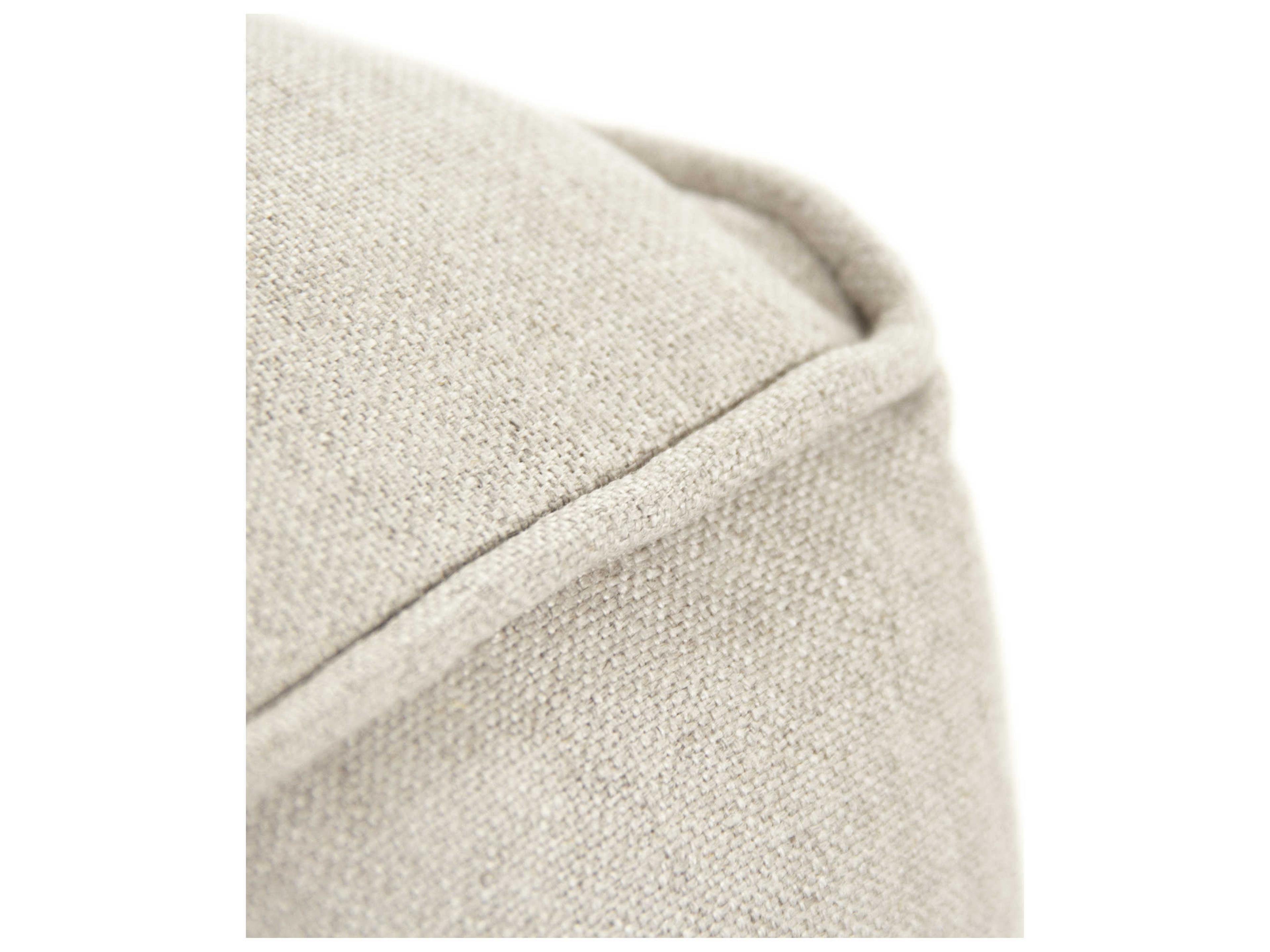 Zentique Beige Fabric Accent Chair