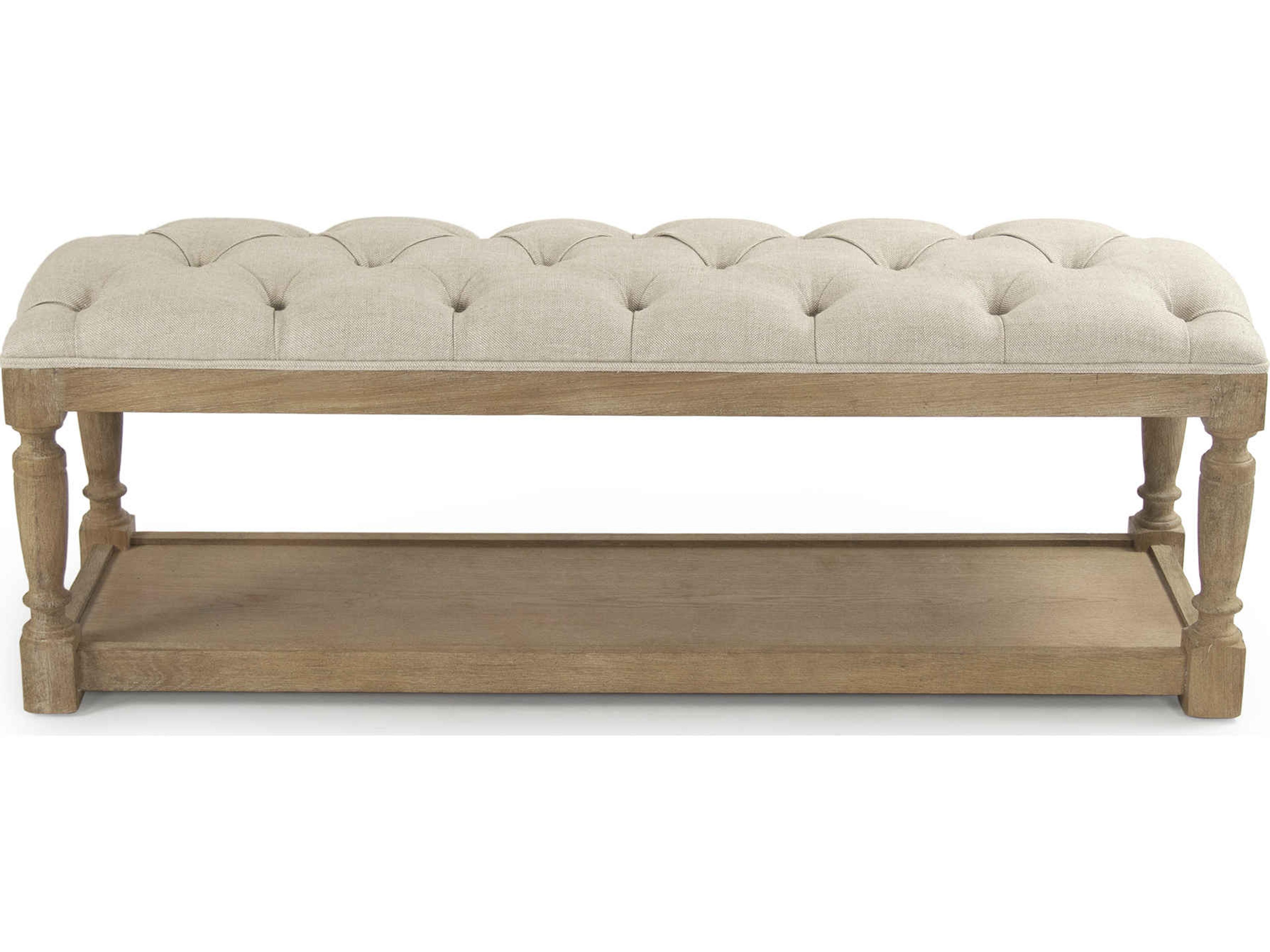 Zentique Tufted Upholstered Accent Bench