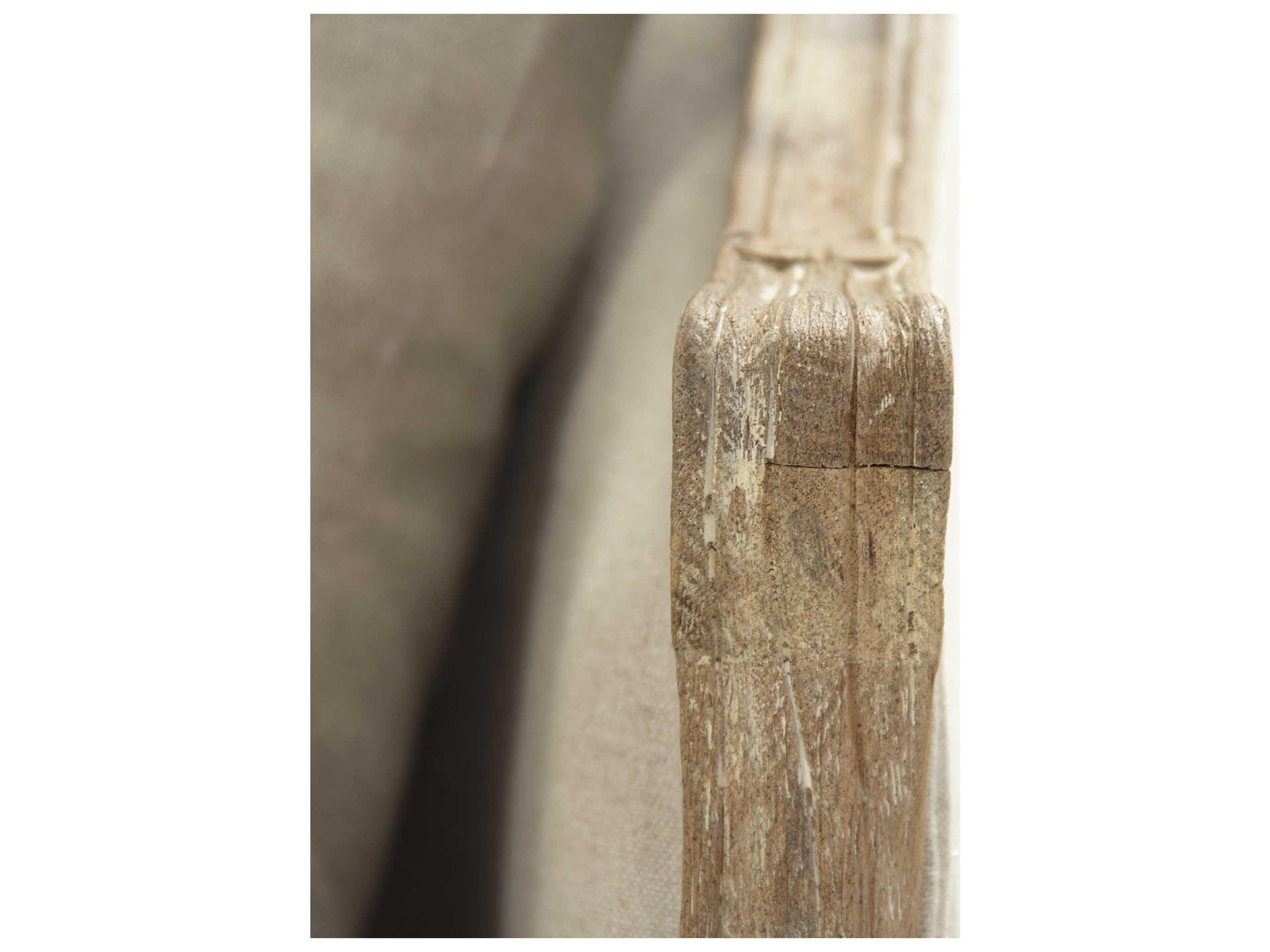 Zentique Benton Natural Linen Cream Upholstered Loveseat