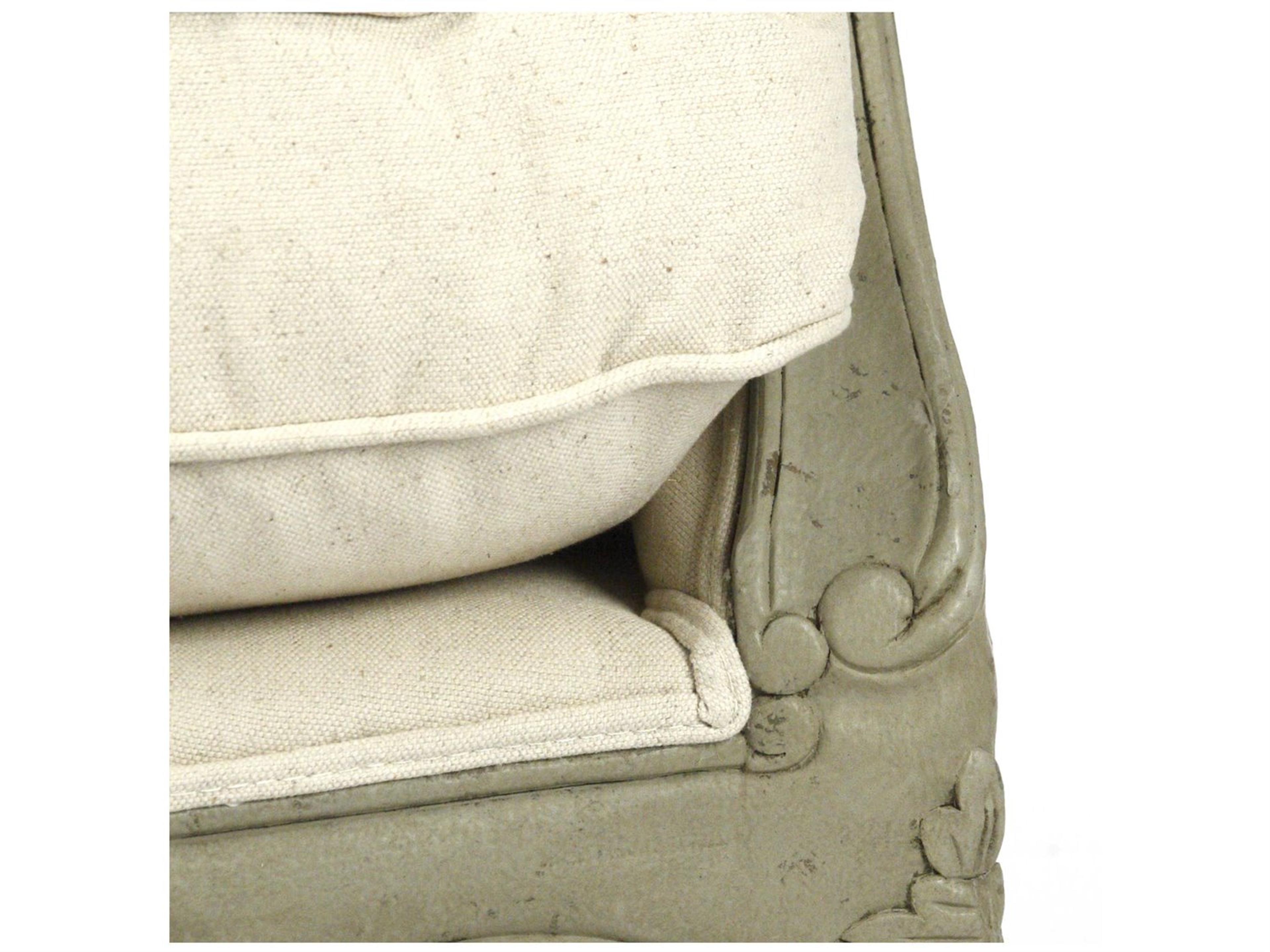 Zentique Beige Upholstered Loveseat