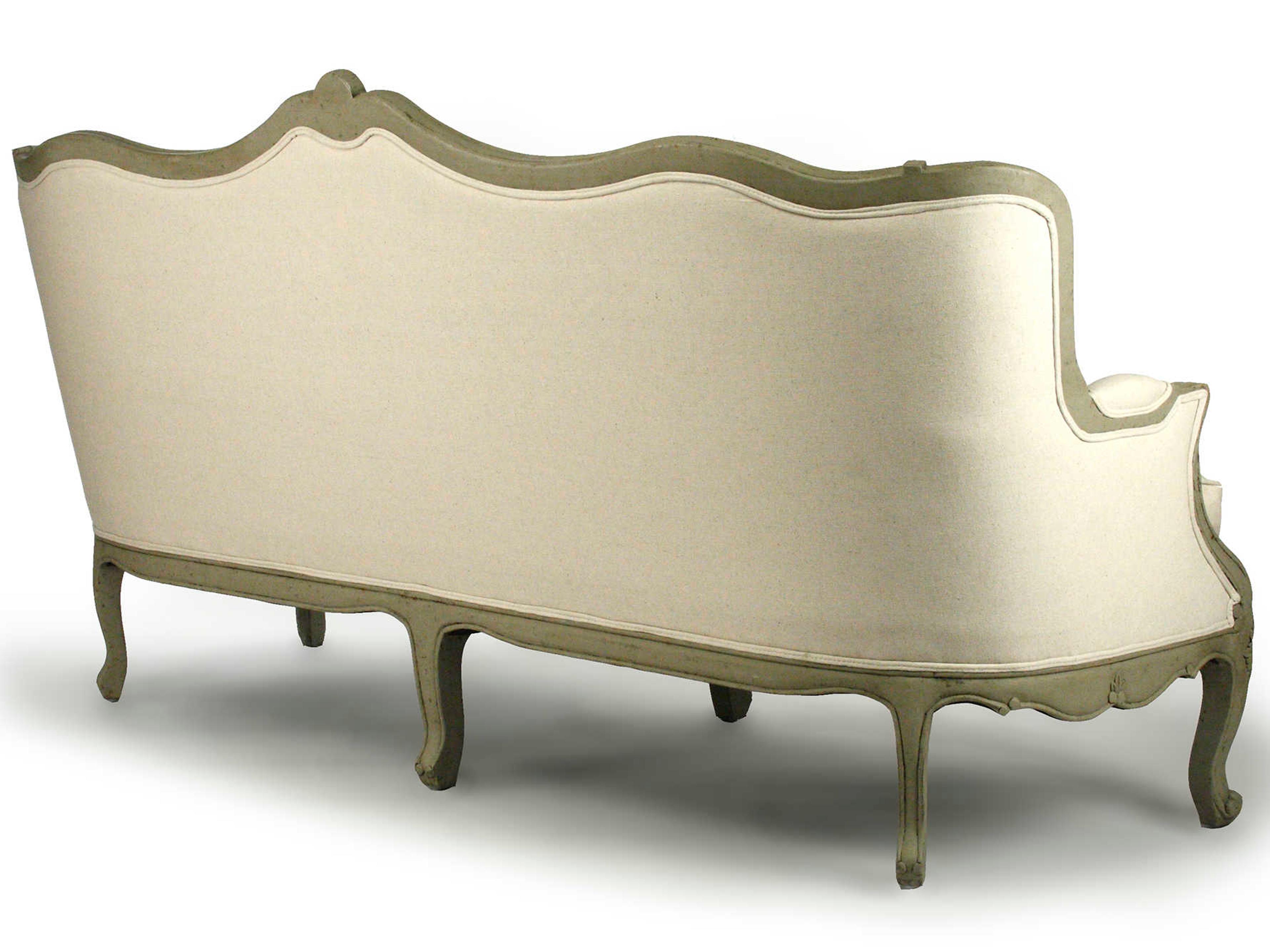 Zentique Cream Upholstered Loveseat