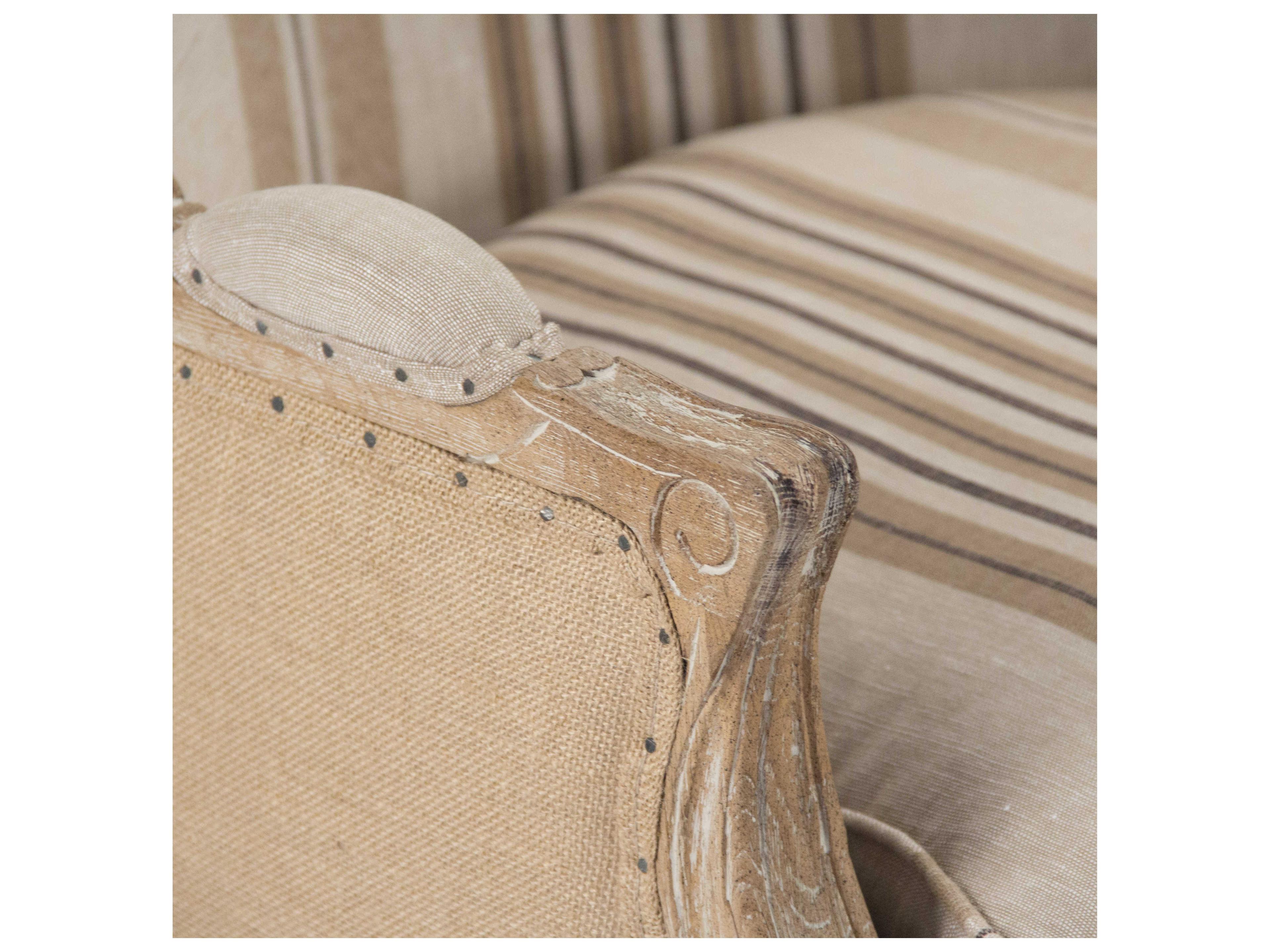 Zentique Brown Fabric Accent Chair