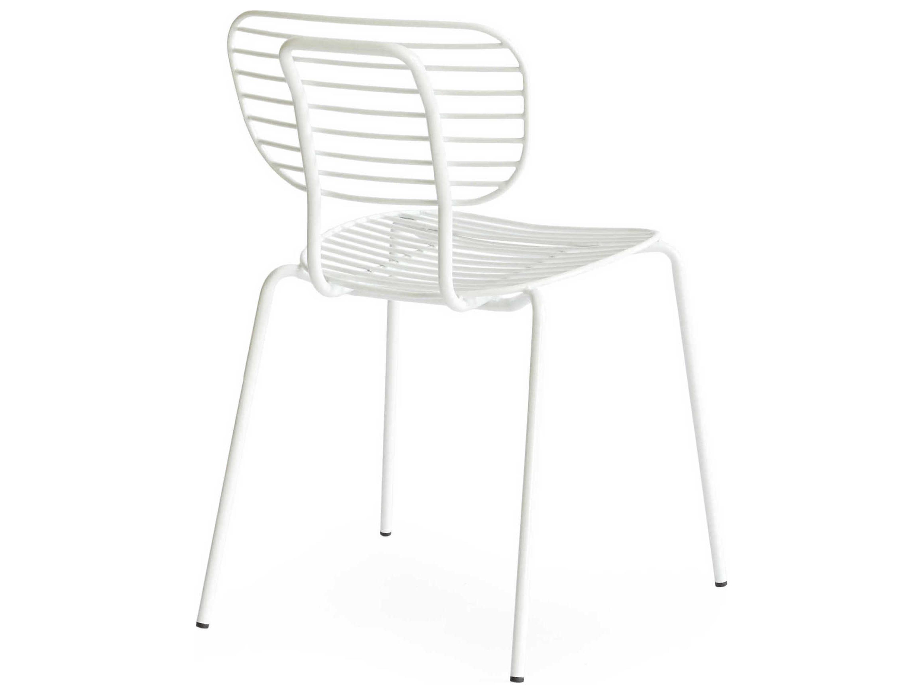 Zentique Taylor White Armless Dining Chair