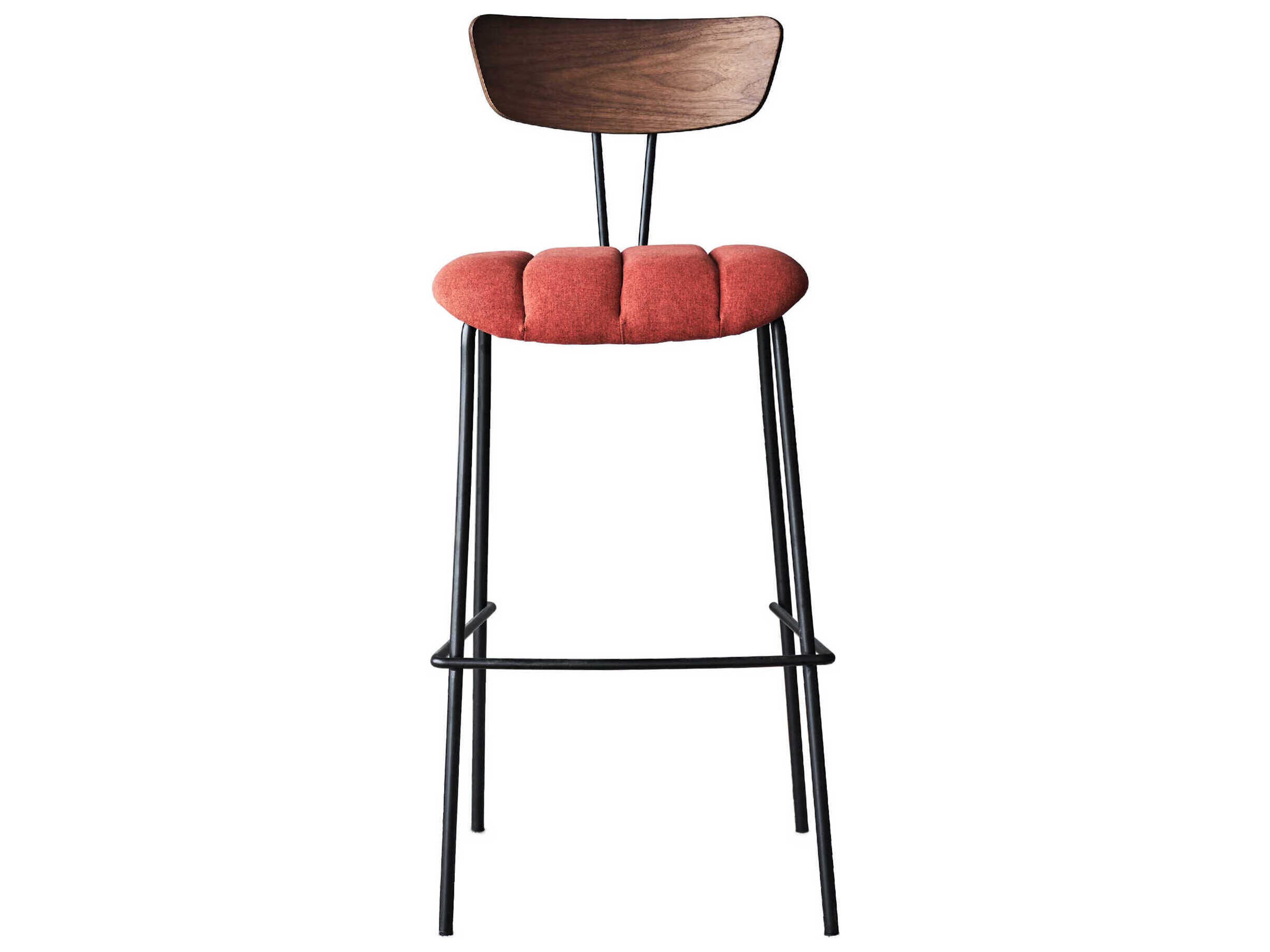Zentique Lara Cotton Upholstered Bar Stool