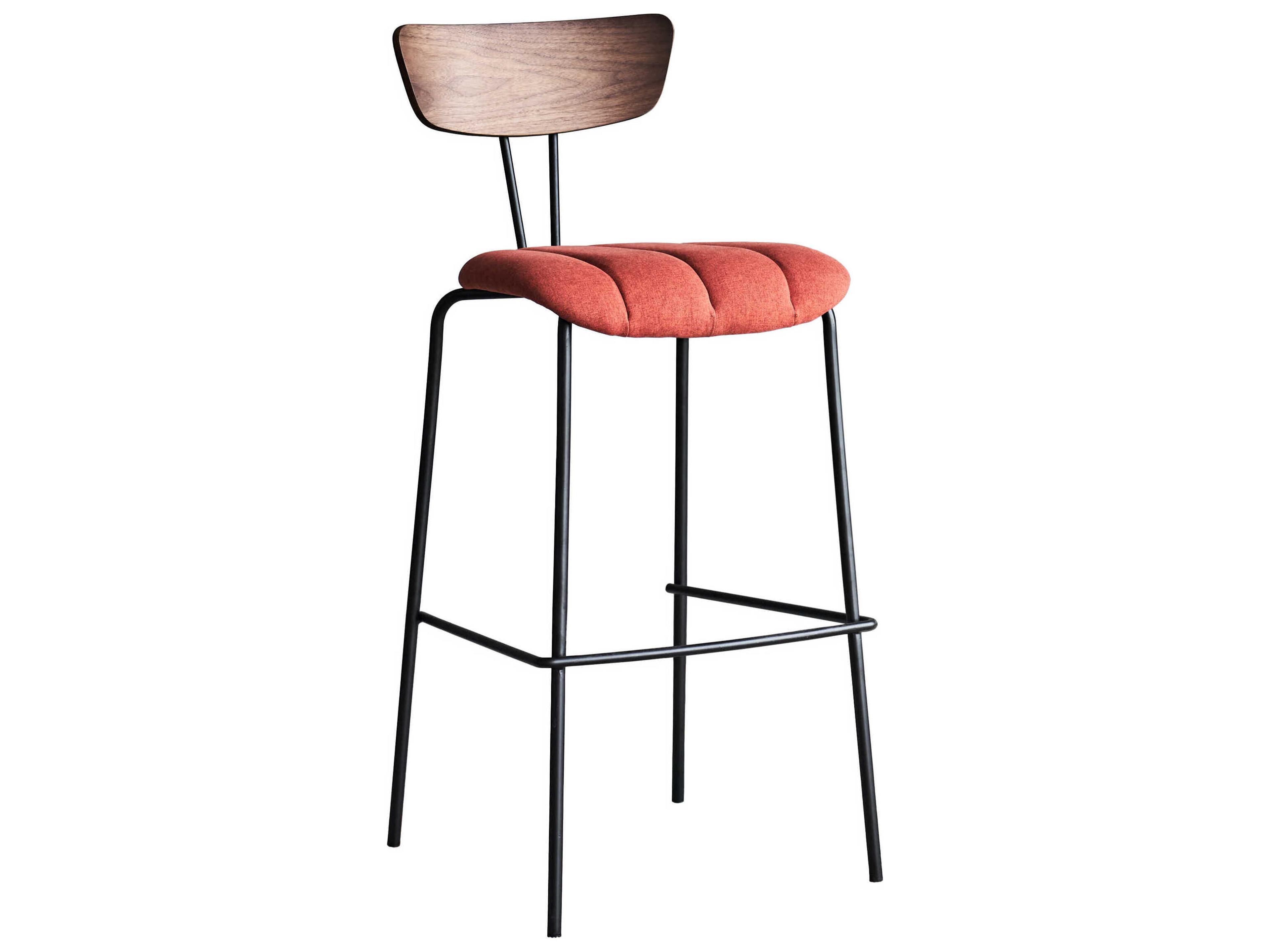 Lara Cotton Upholstered Bar Stool