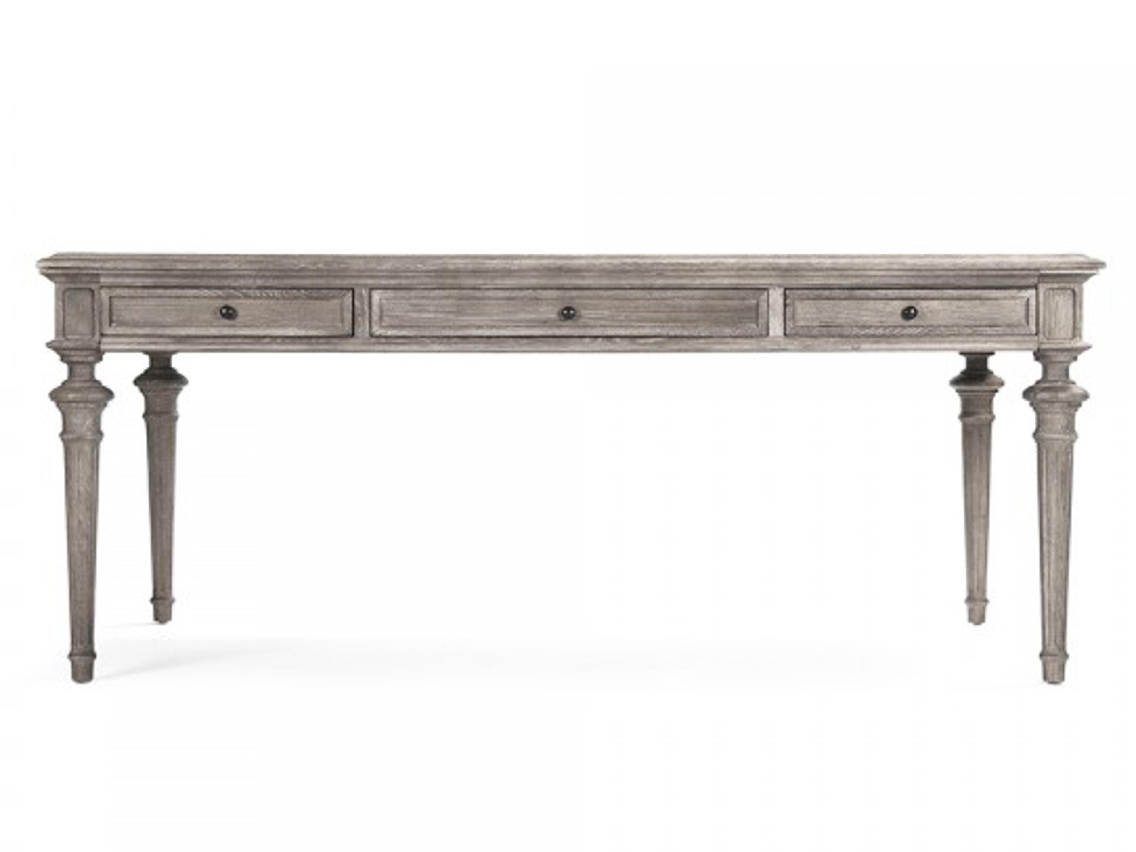 Zentique Rectangular Wood Limed Grey Oak Dining Table