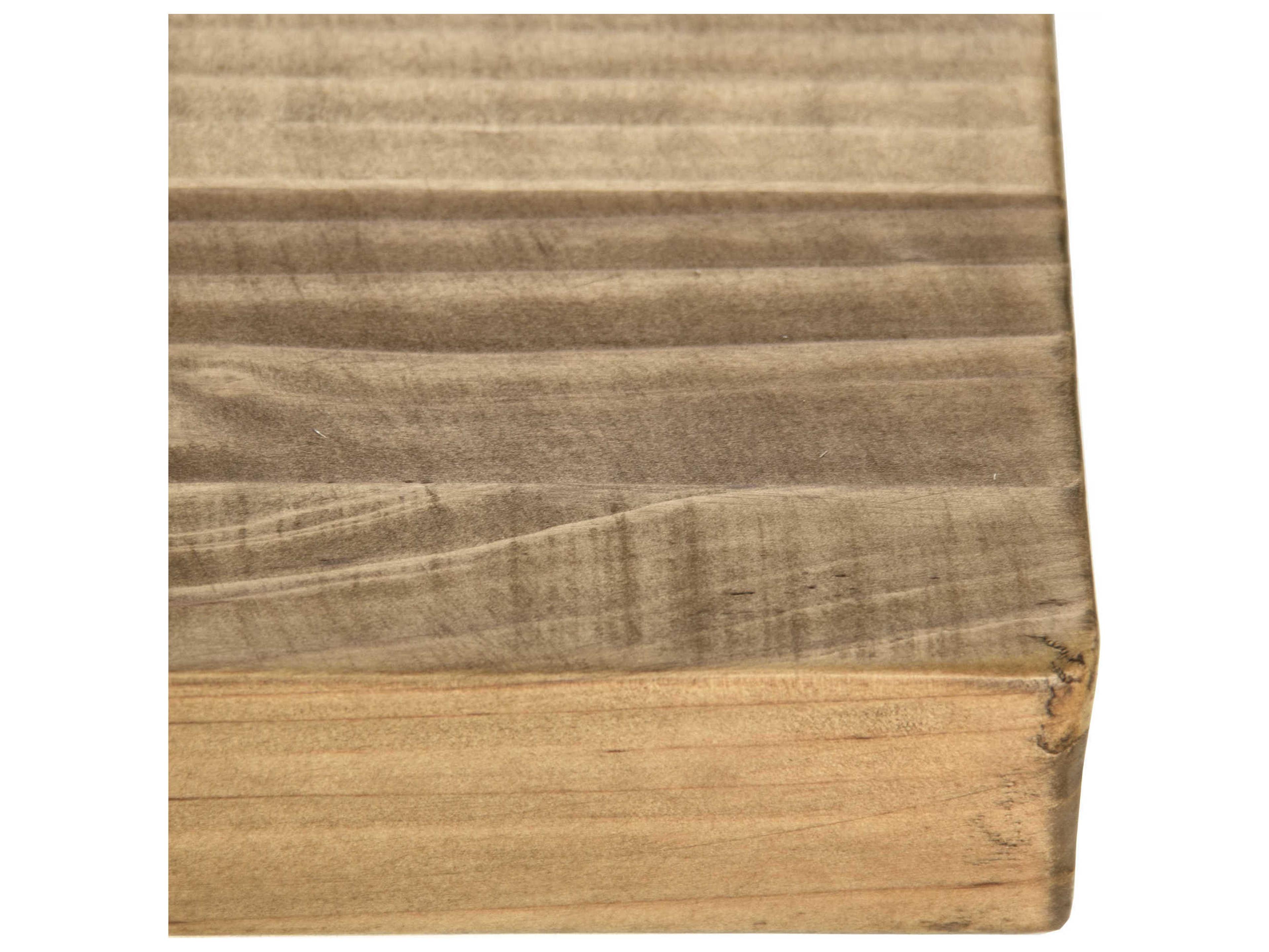 Zentique Rectangular Wood Stained Natural Dining Table