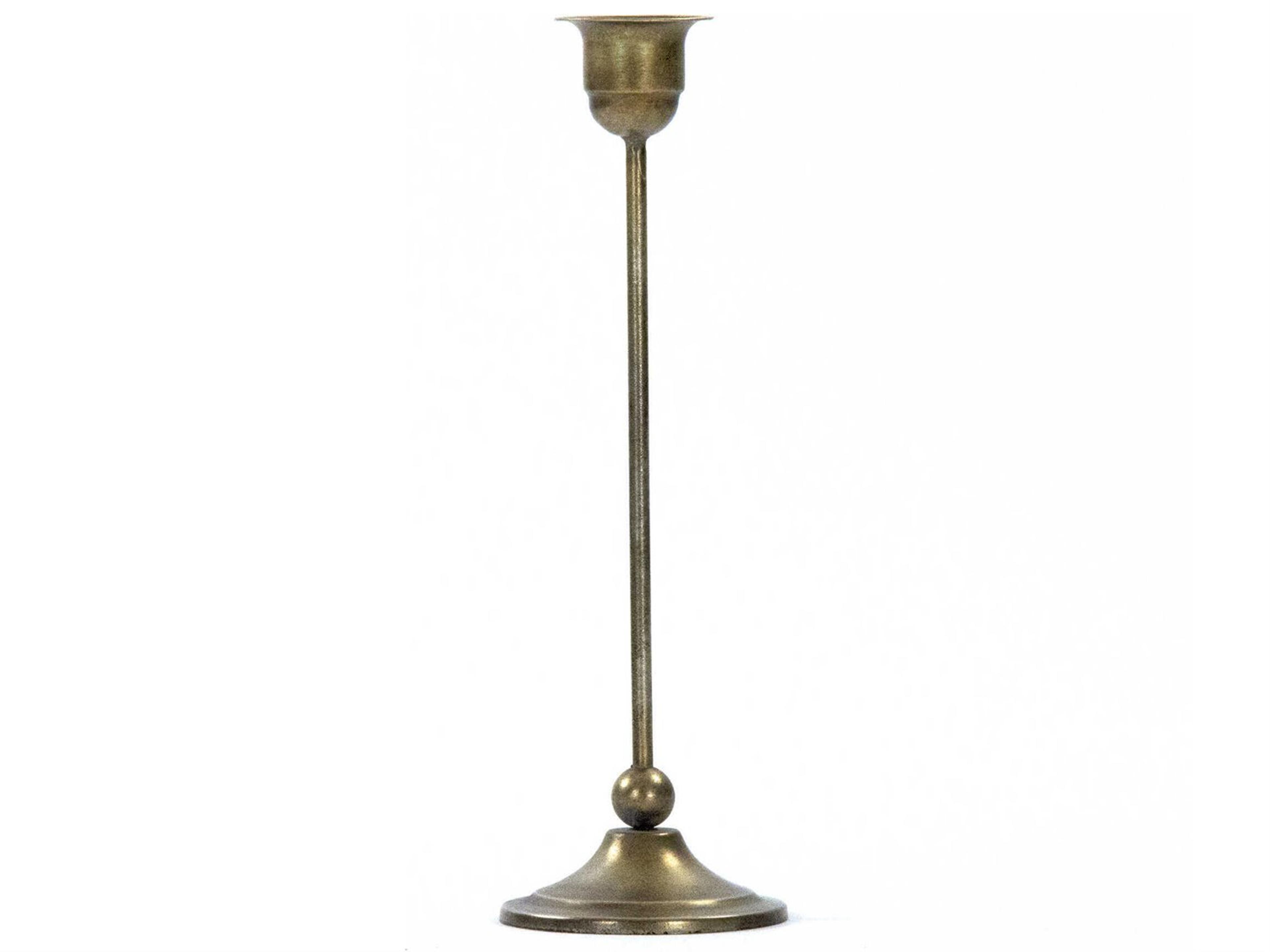 Zentique Abelard Antique Gold Candle Holder Large