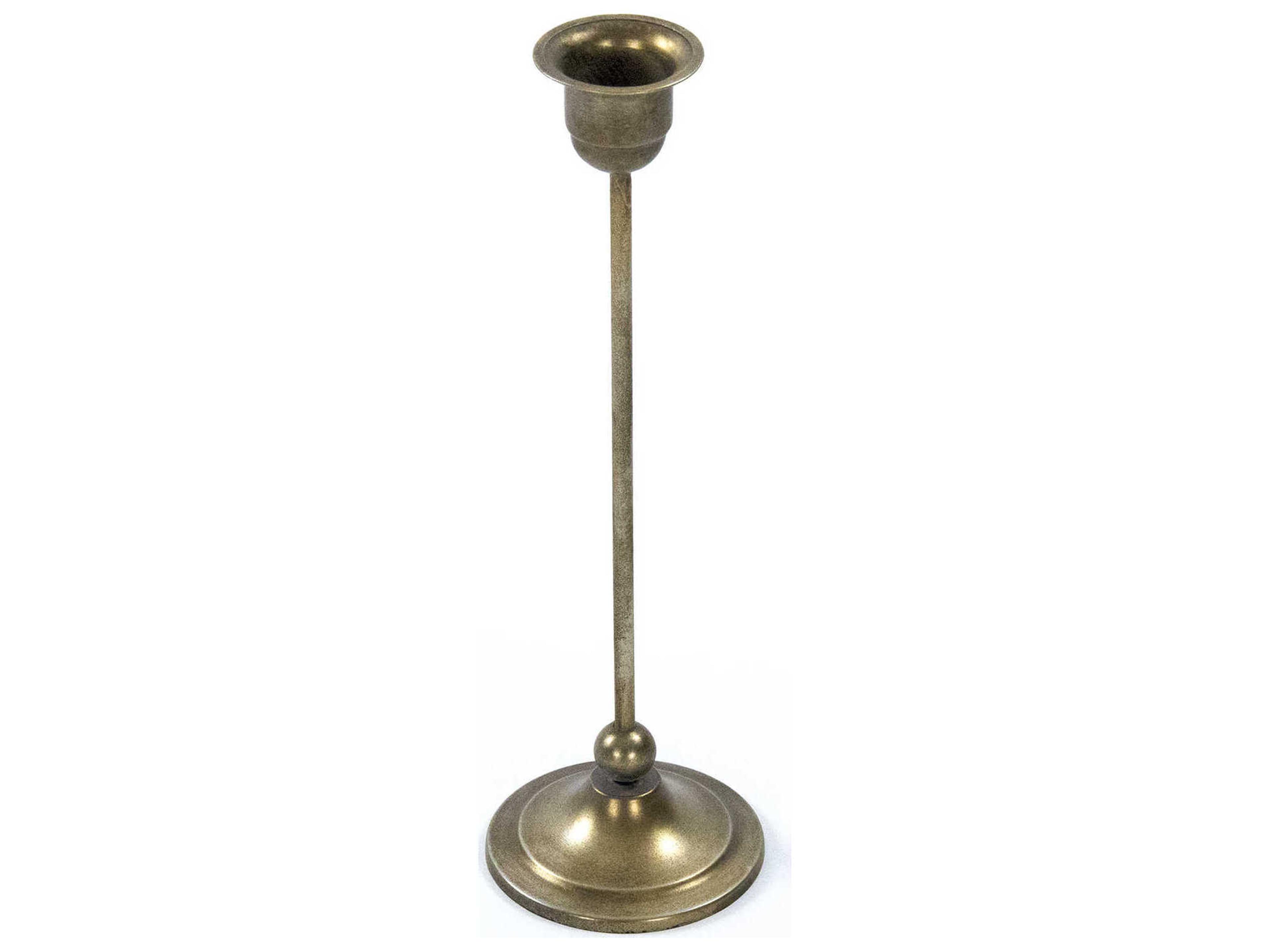 Zentique Abelard Antique Gold Candle Holder Small