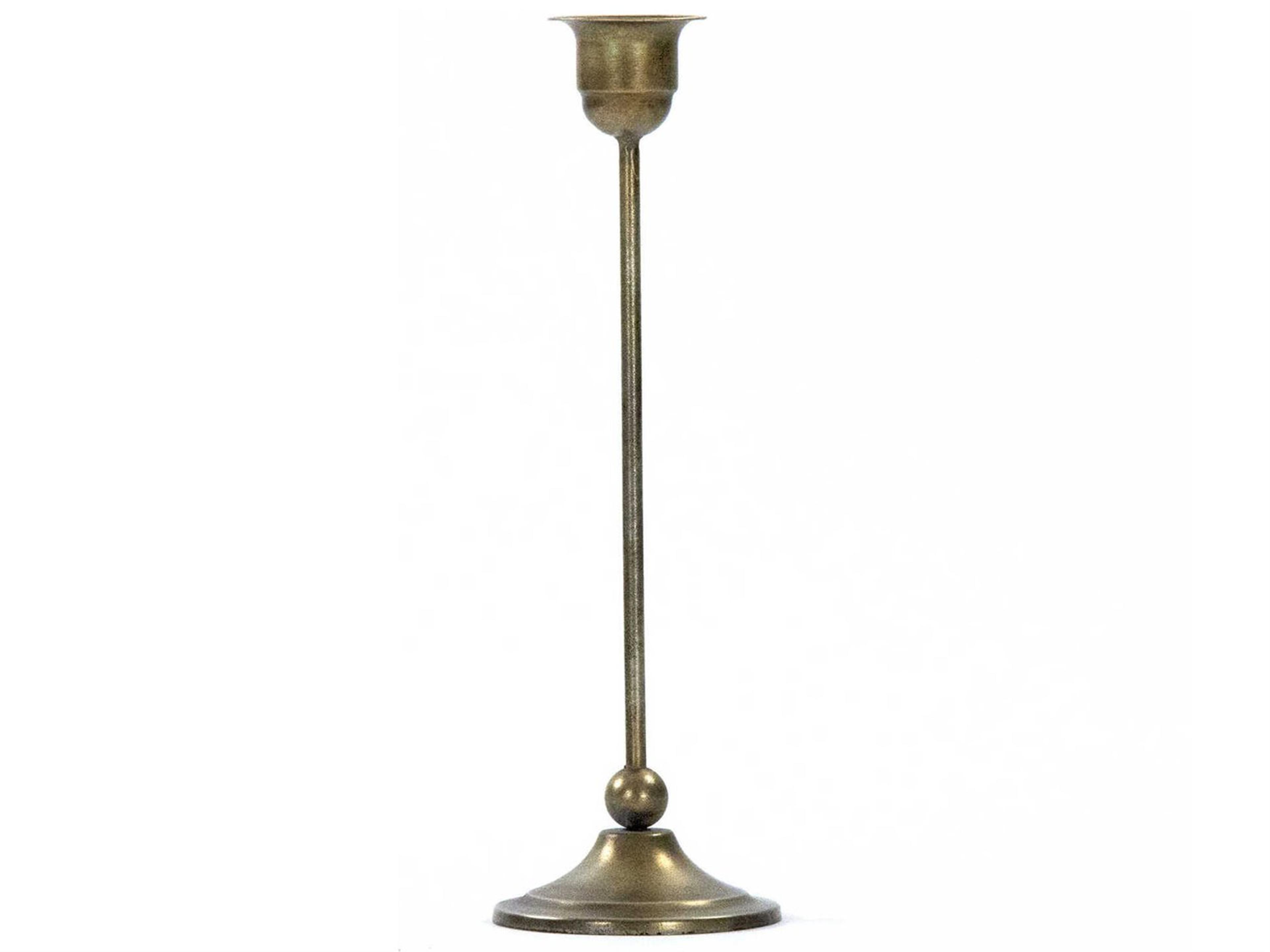 Zentique Abelard Antique Gold Candle Holder Small