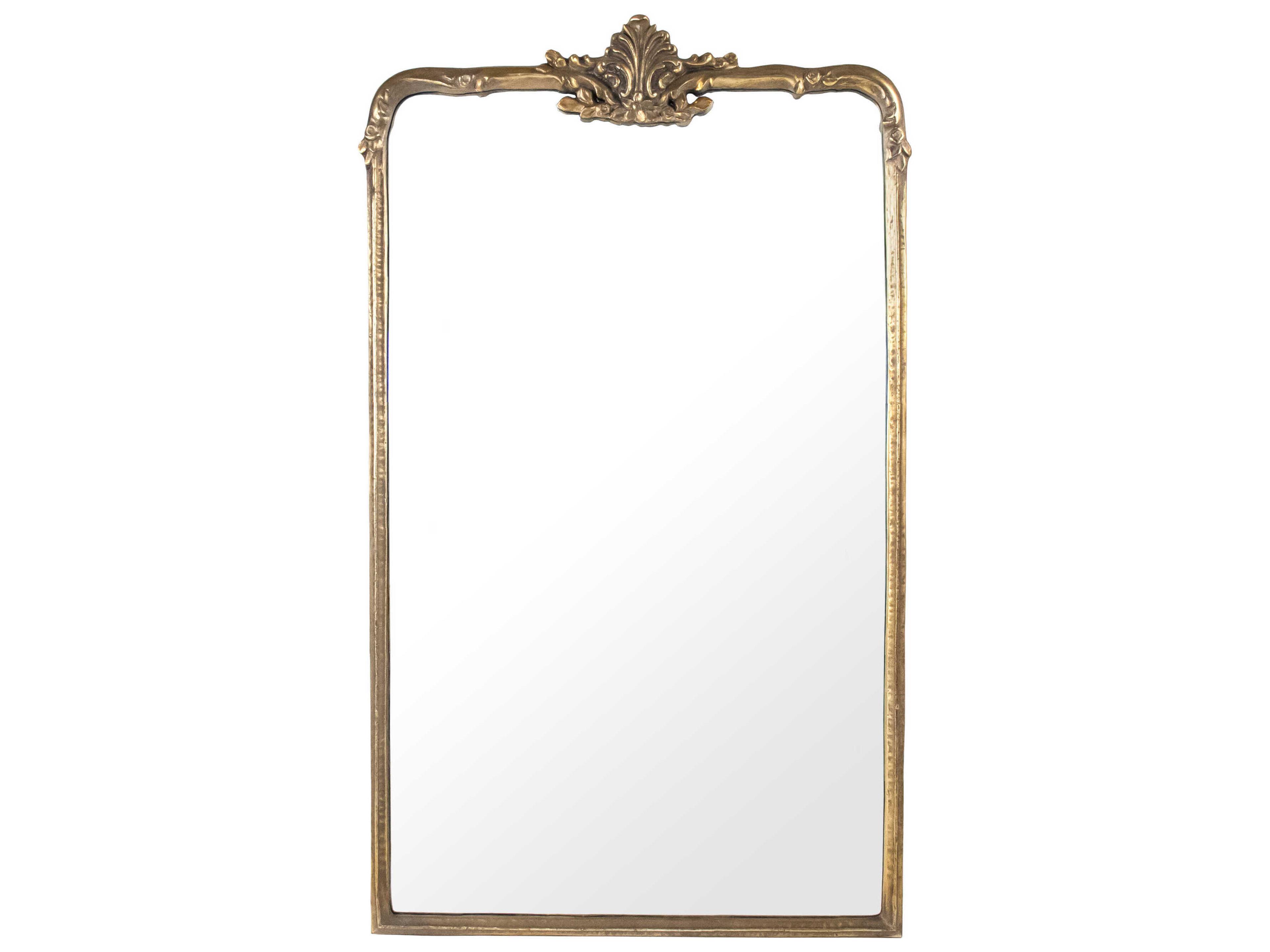 Rami Distressed Gold Wall Mirror Rectangular