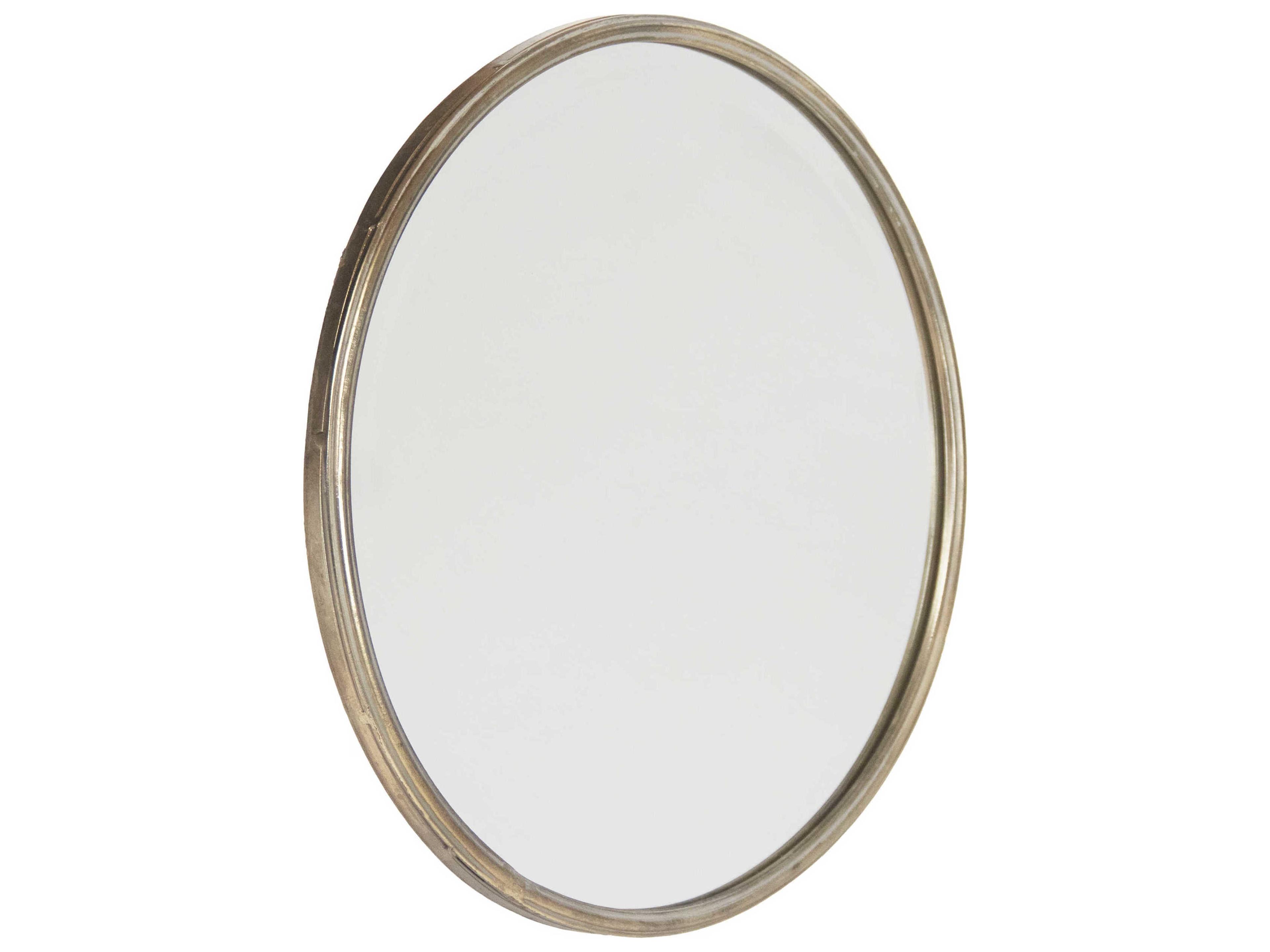 Zentique Sasha Antique Bronze Round Wall Mirror