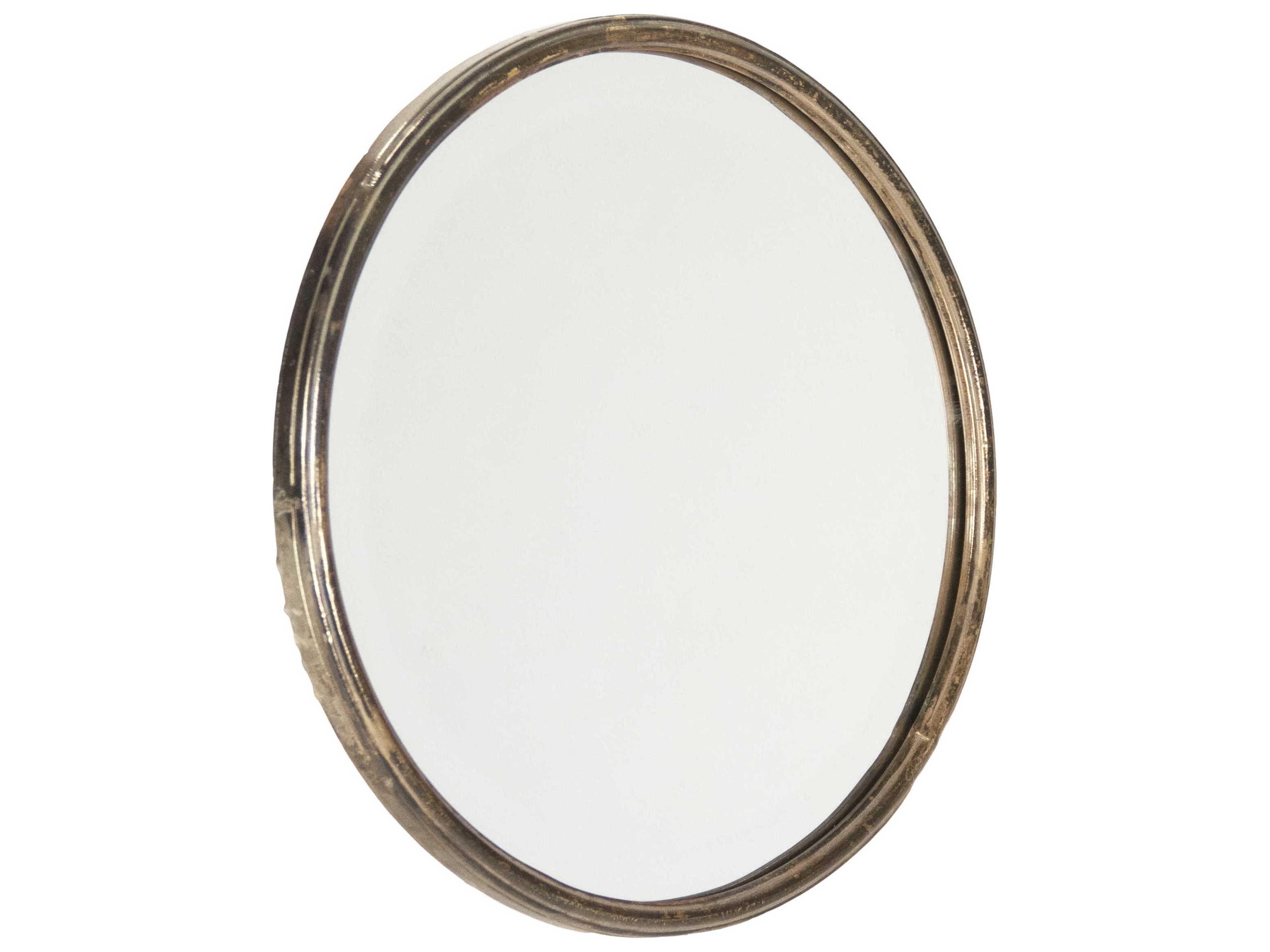 Zentique Sasha Antique Bronze Round Wall Mirror