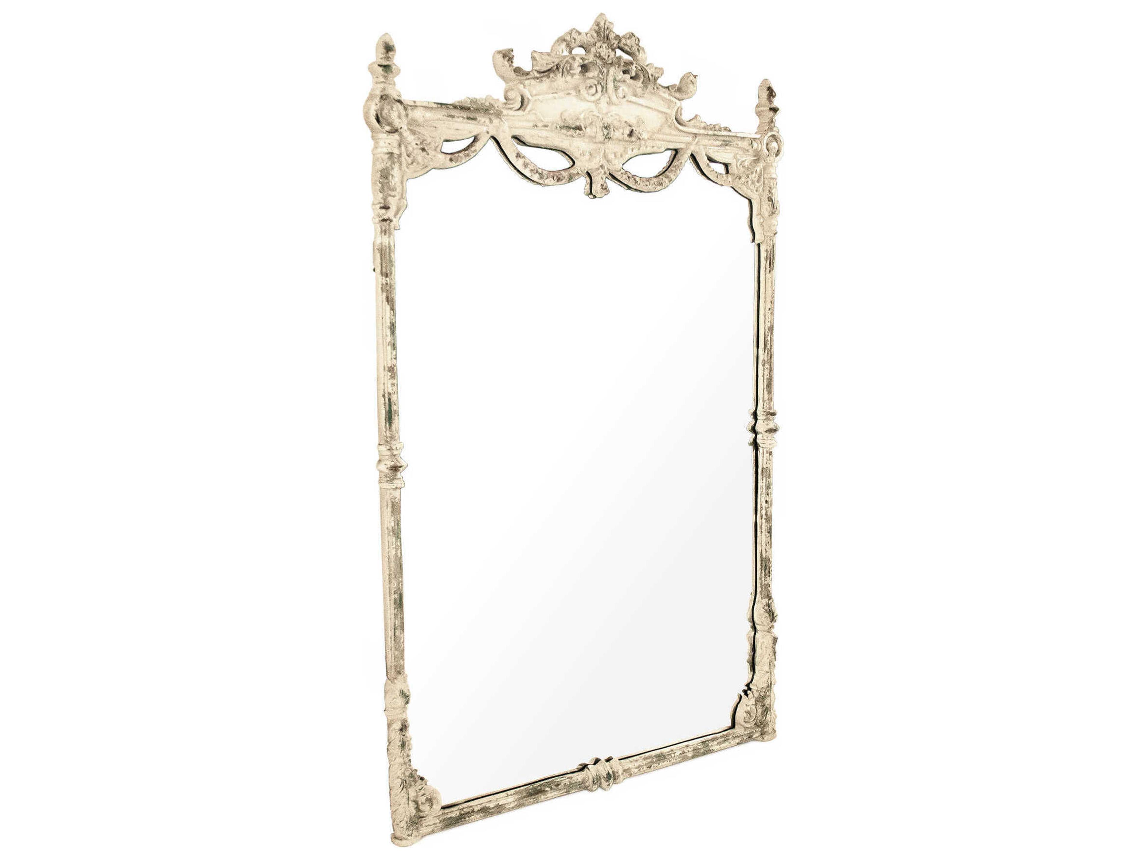 Zentique Rowena Antique Ivory Wall Mirror