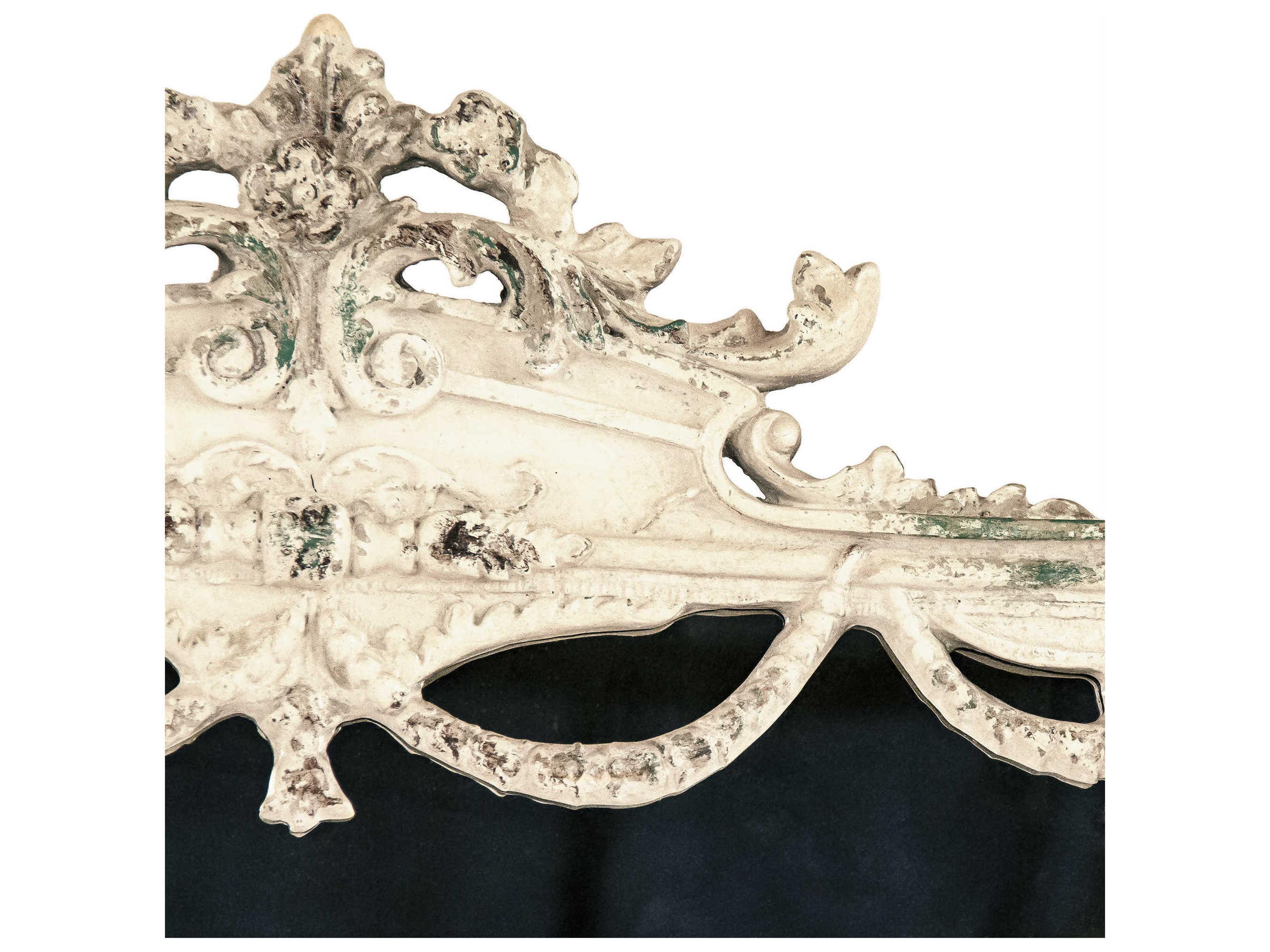 Zentique Rowena Antique Ivory Wall Mirror