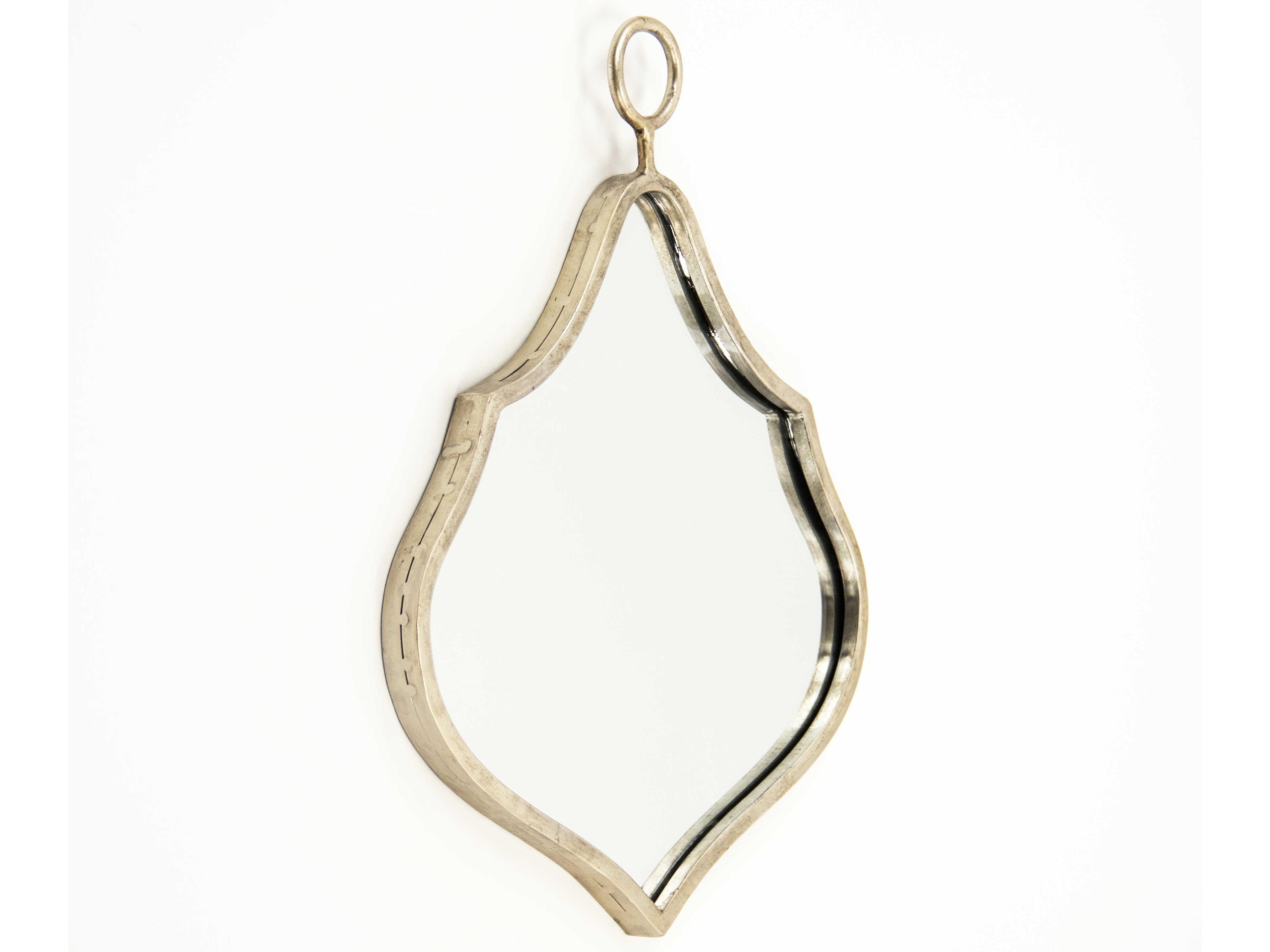 Zentique Abeille Distressed Silver Wall Mirror