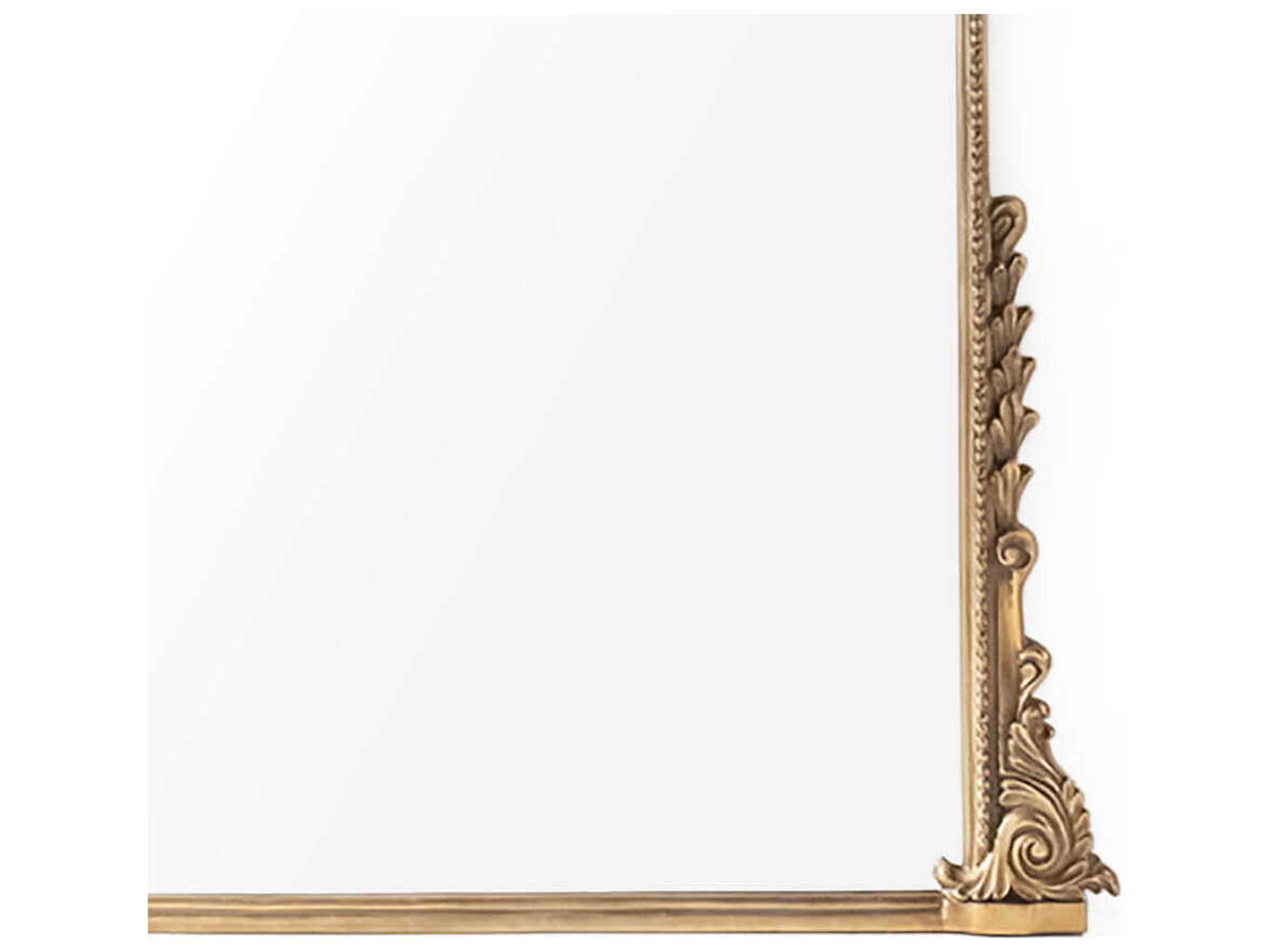 Zentique Jules Distressed Gold Wall Mirror Vertical