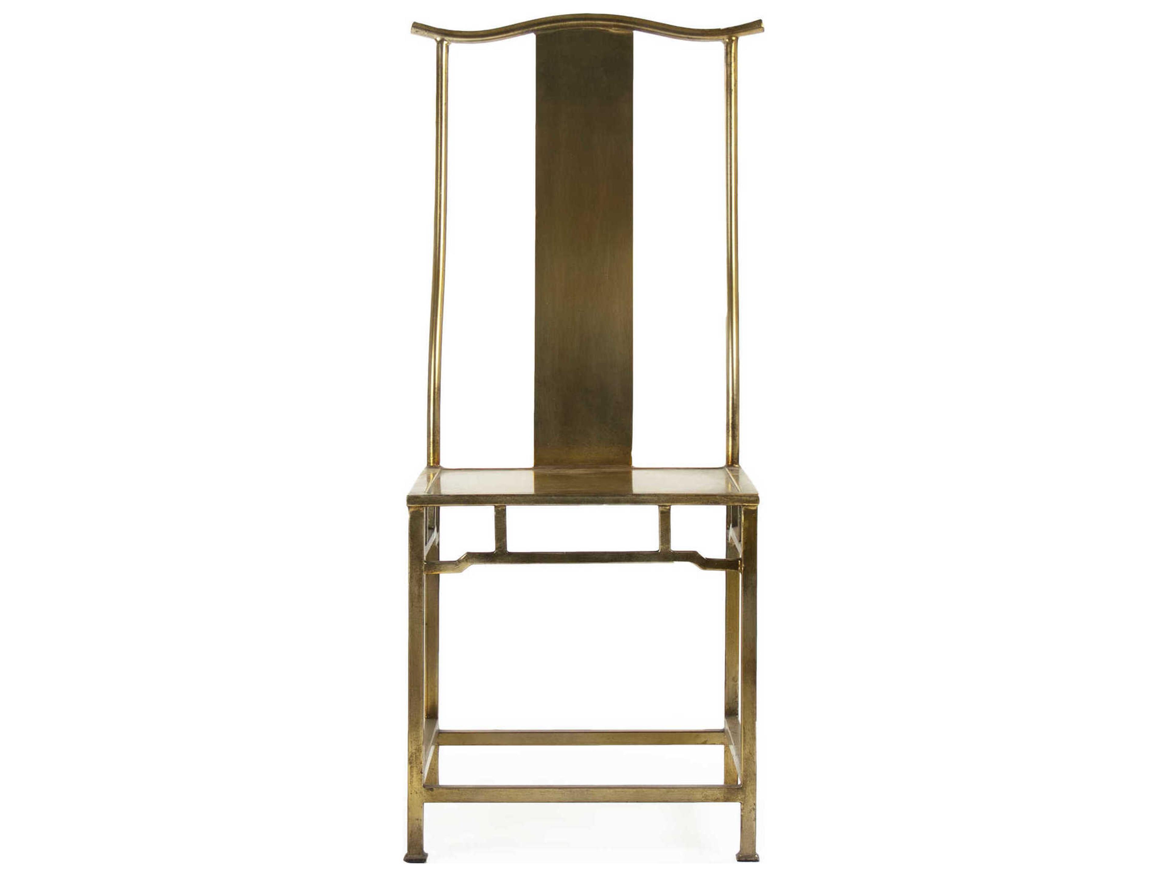 Zentique Gold Side Dining Chair