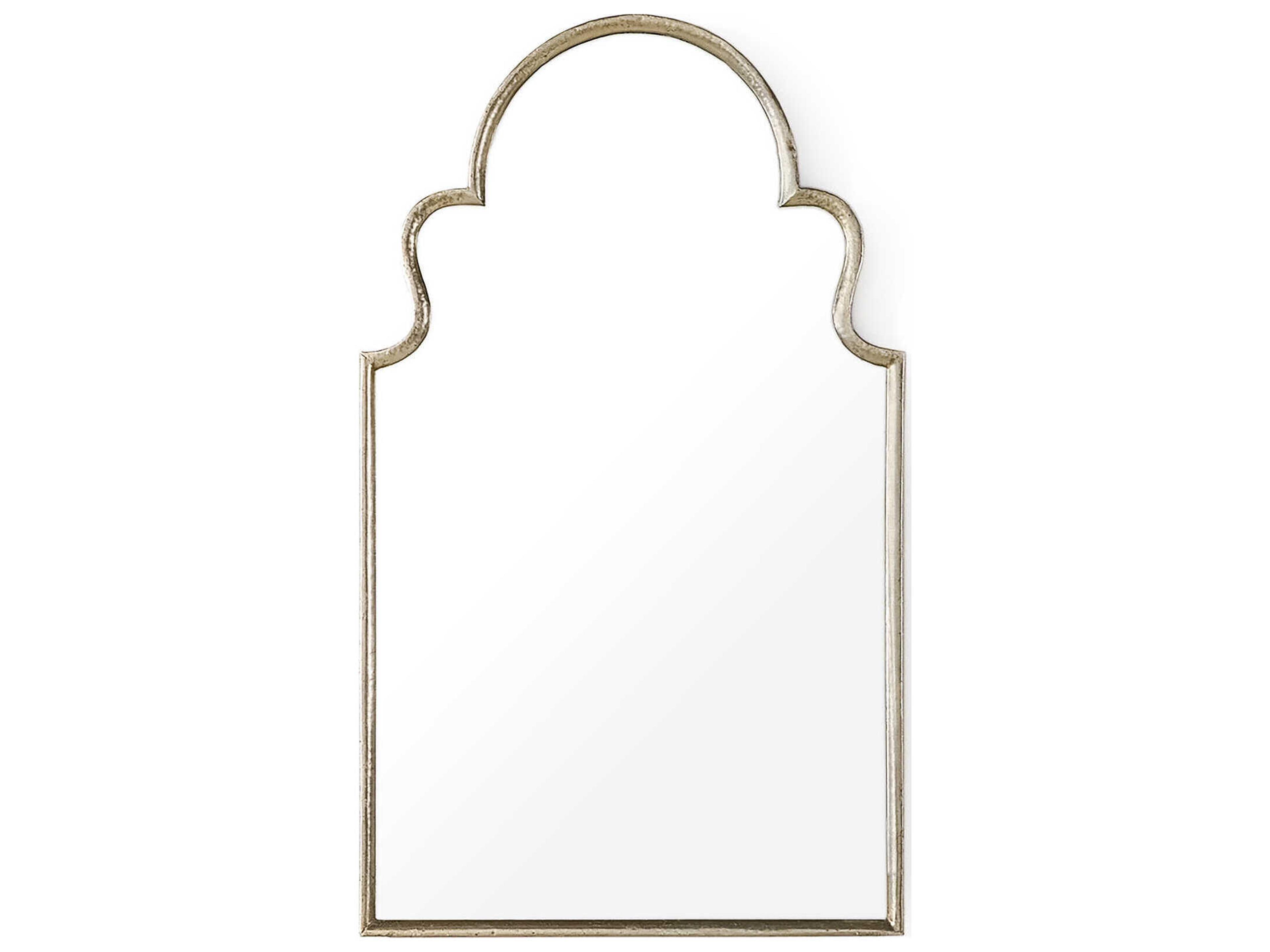 Juno Distressed Silver Floor Mirror Vertical