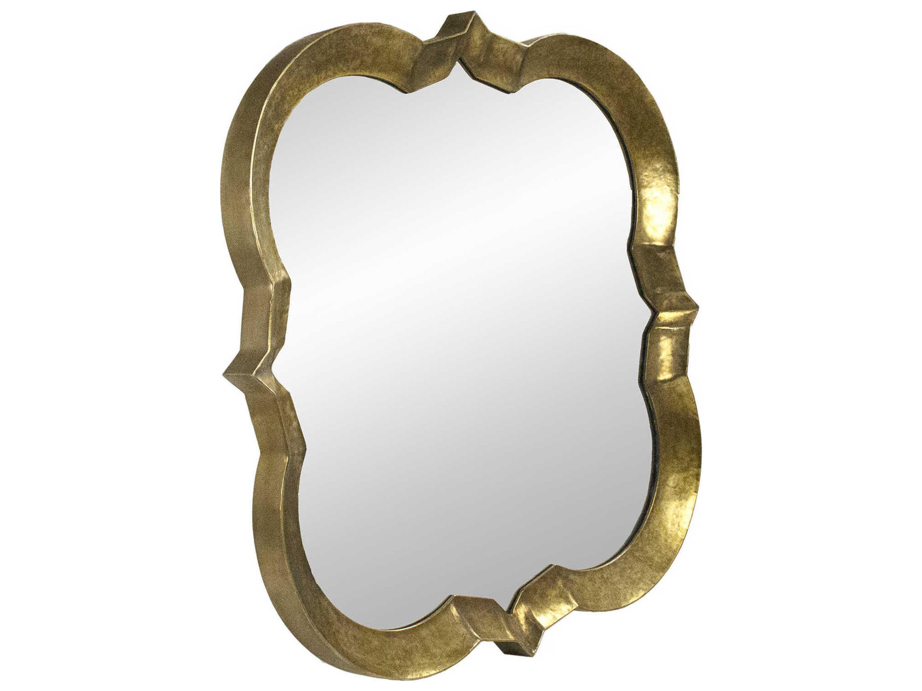 Zentique Elisha Distressed Gold Wall Mirror